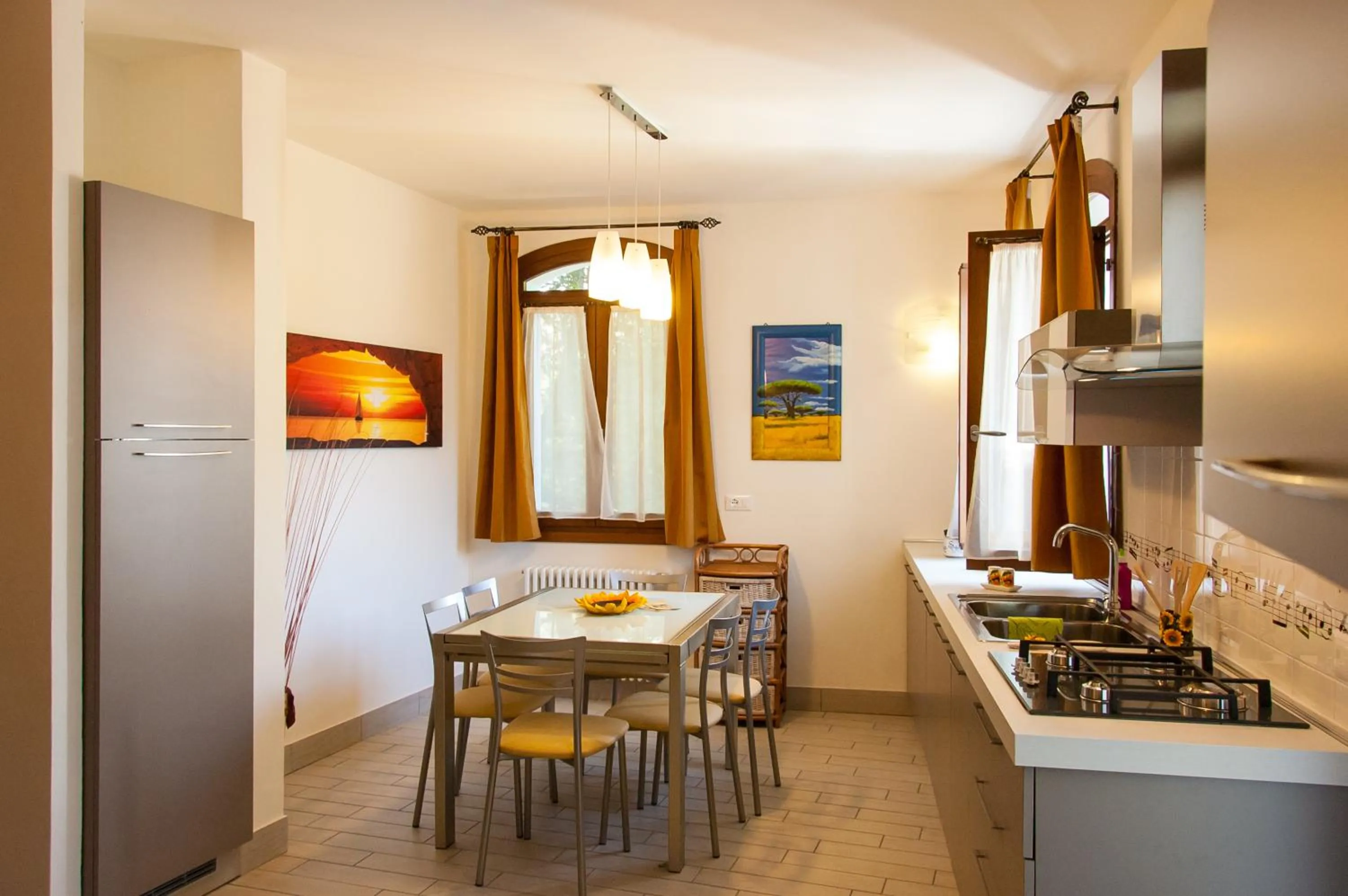Kitchen or kitchenette in Appartamenti Antico Frantoio Doria