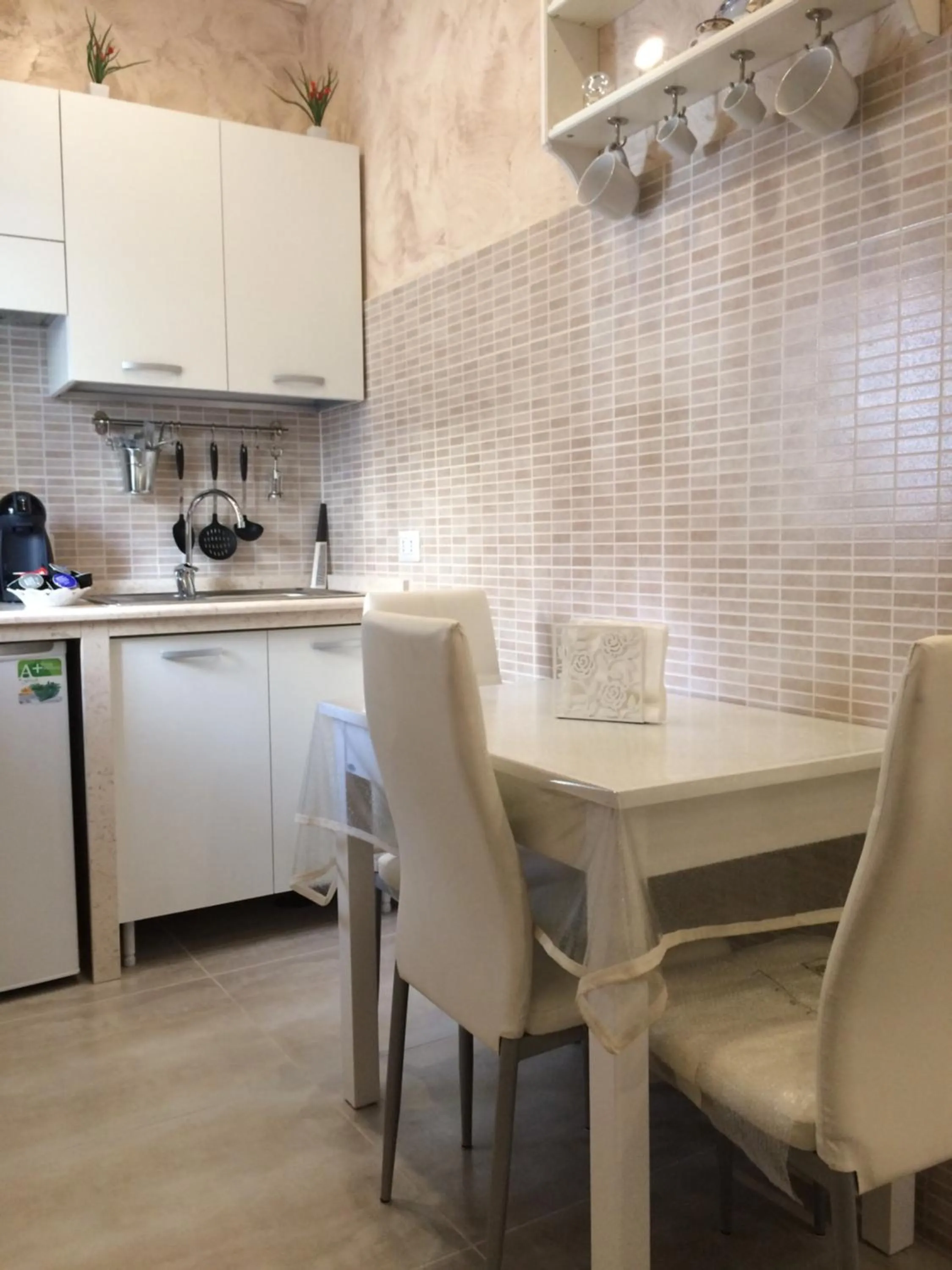 Kitchen or kitchenette in Casa Vacanze Sannazzaro Flat
