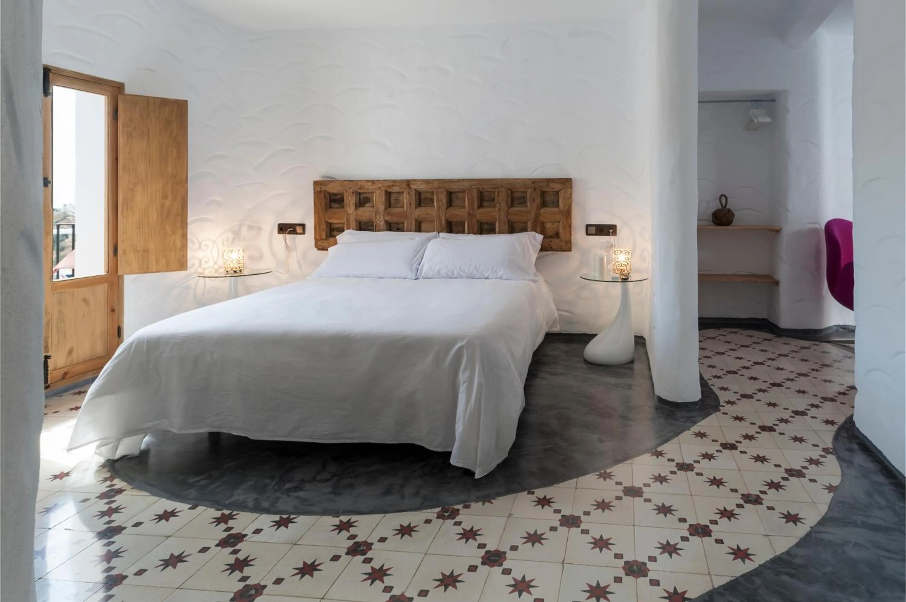 Bed in La Fonda Antigua ADULTS ONLY