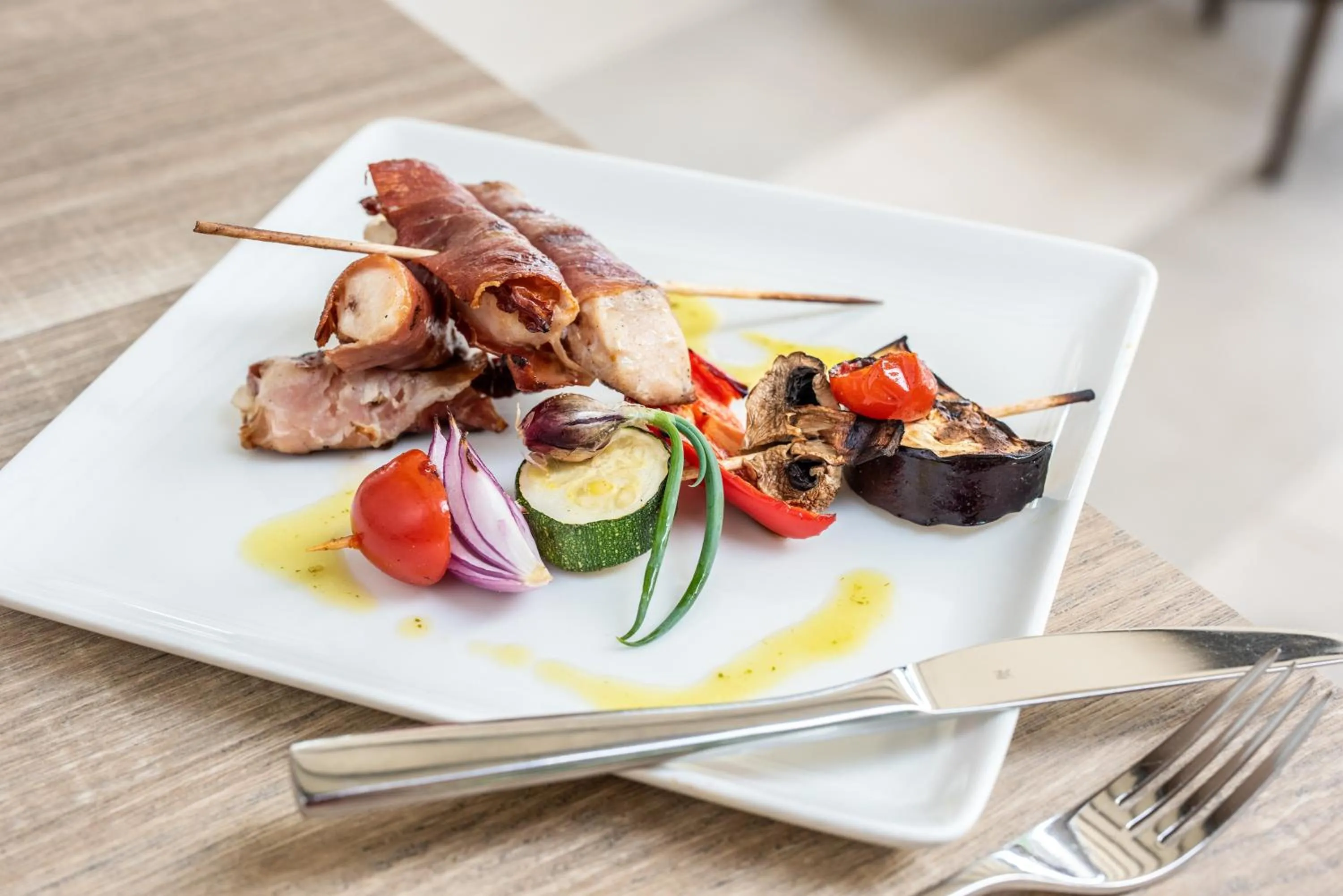 Food close-up in Aura Hotel Adults Only