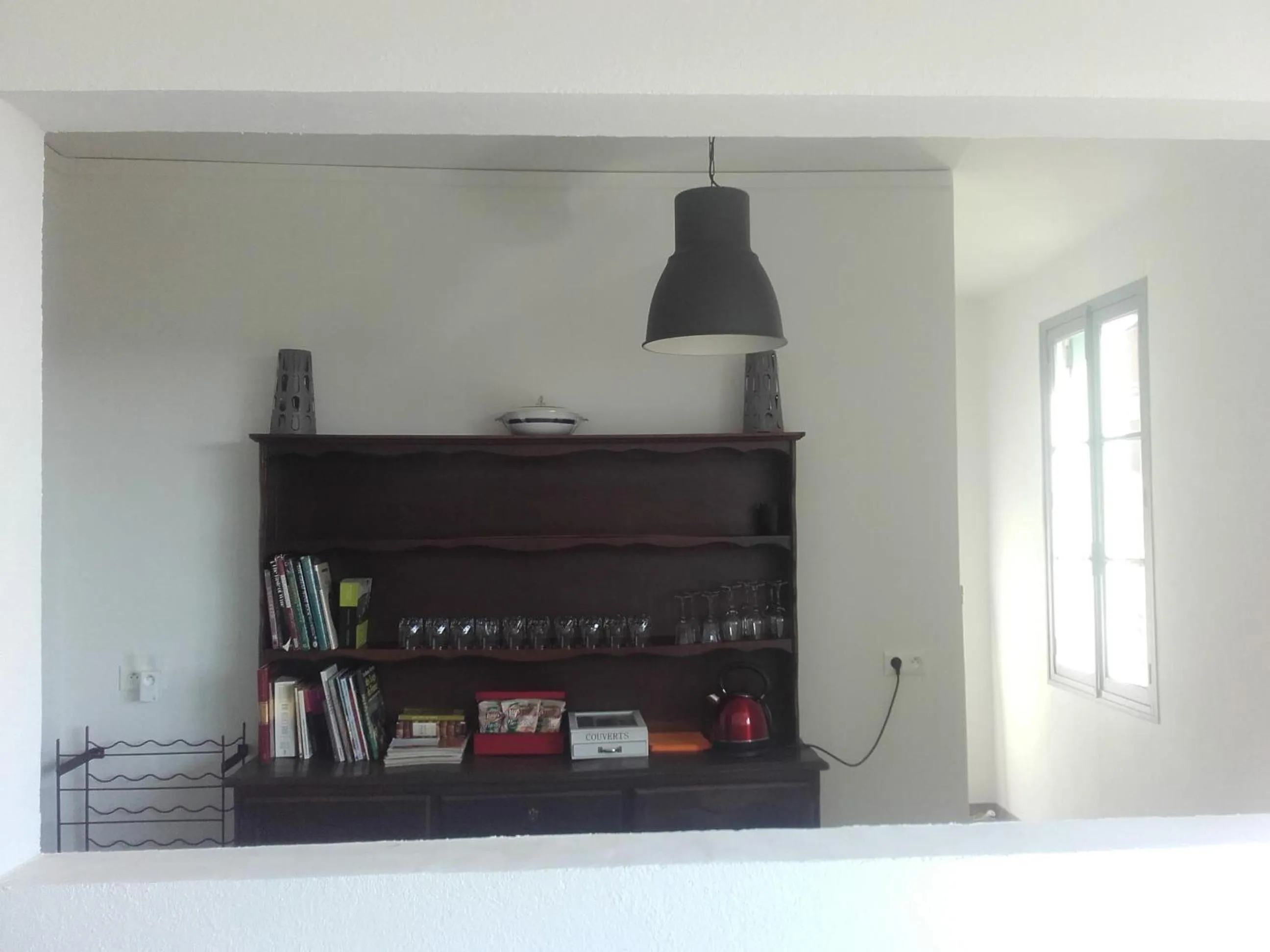 Kitchen or kitchenette in Chambre d'hôtes avec cuisine commune - 5 mns de Narbonne