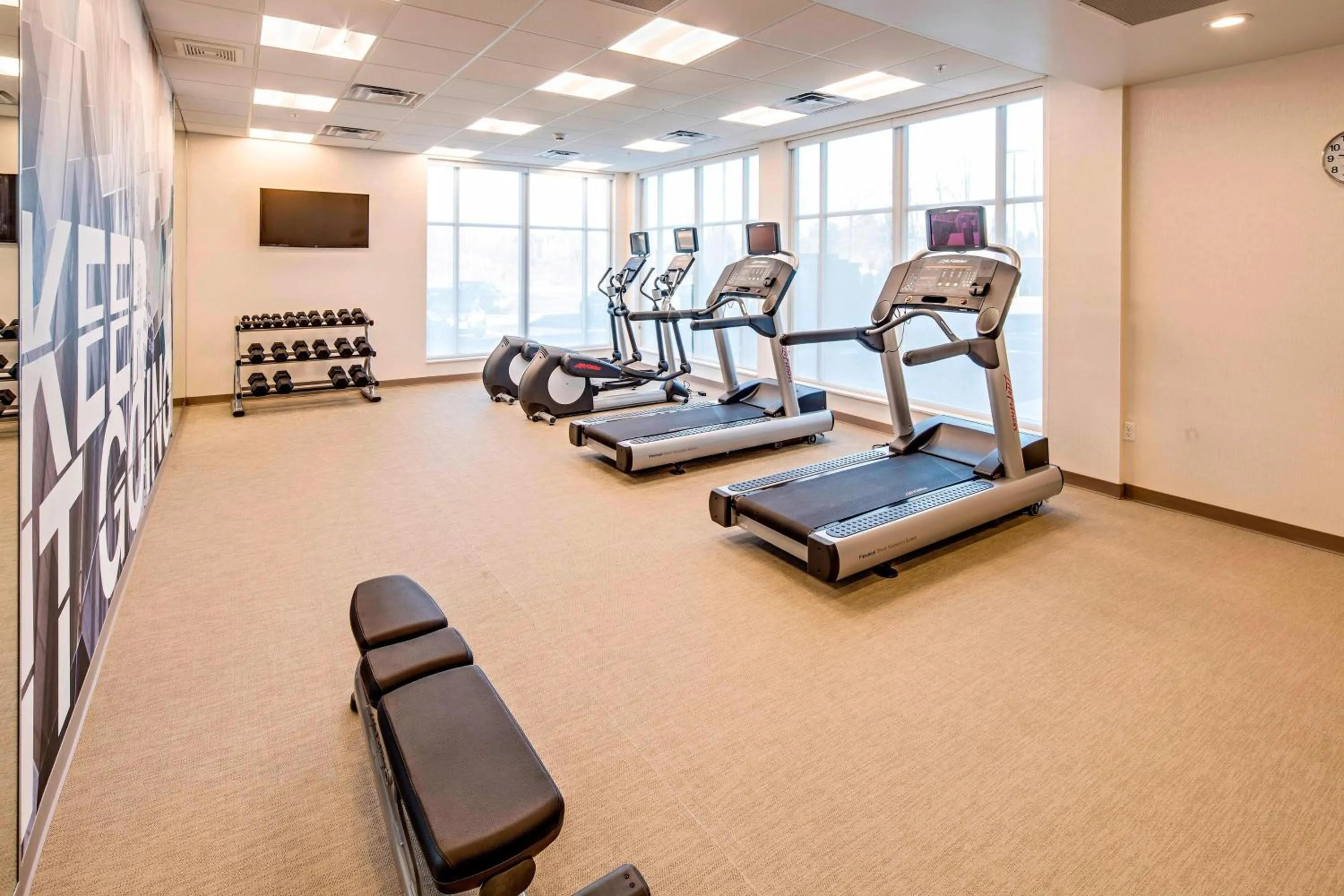 Fitness centre/facilities in SpringHill Suites by Marriott Dayton Vandalia