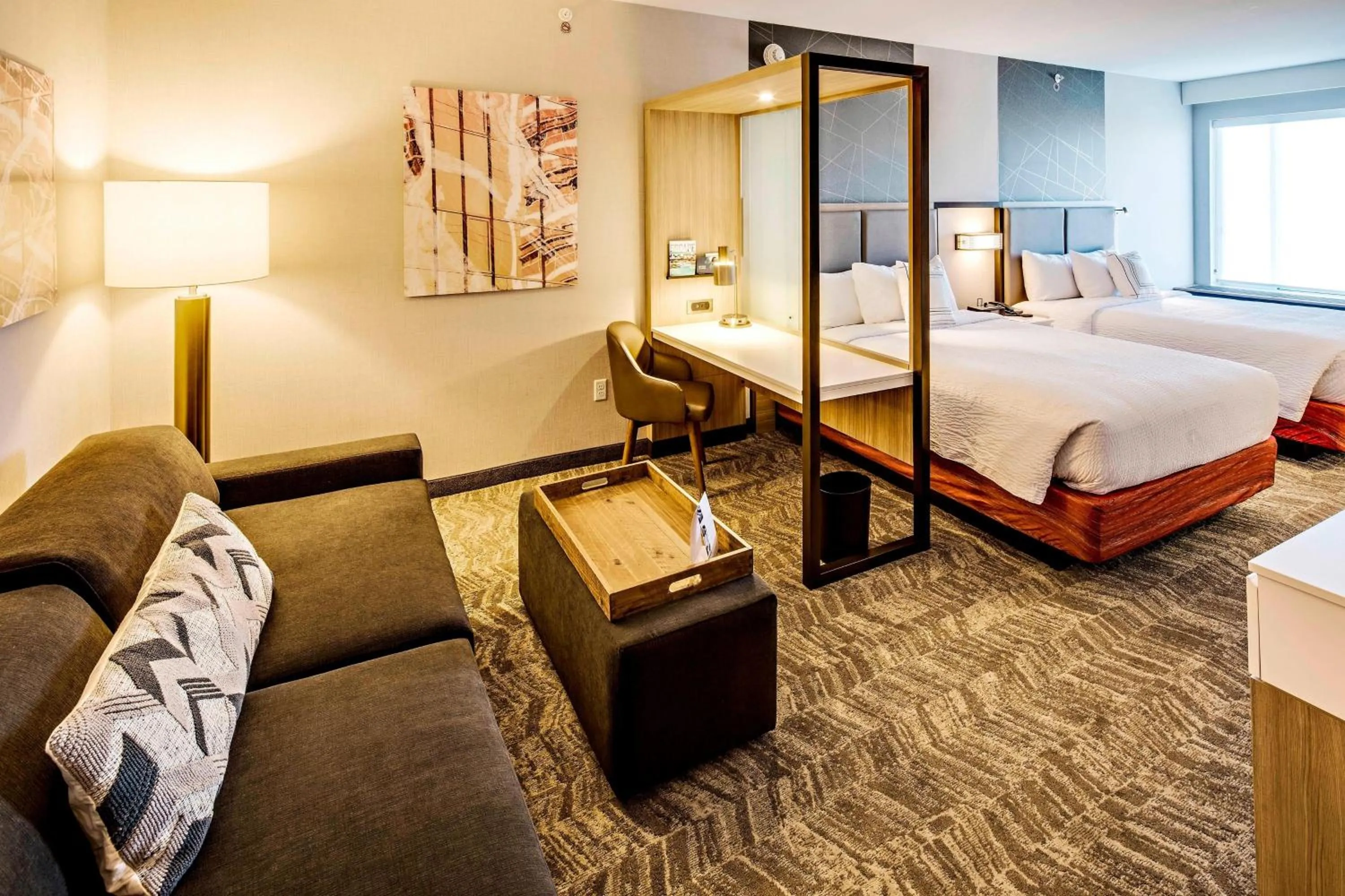 Bedroom, Bed in SpringHill Suites by Marriott Dayton Vandalia