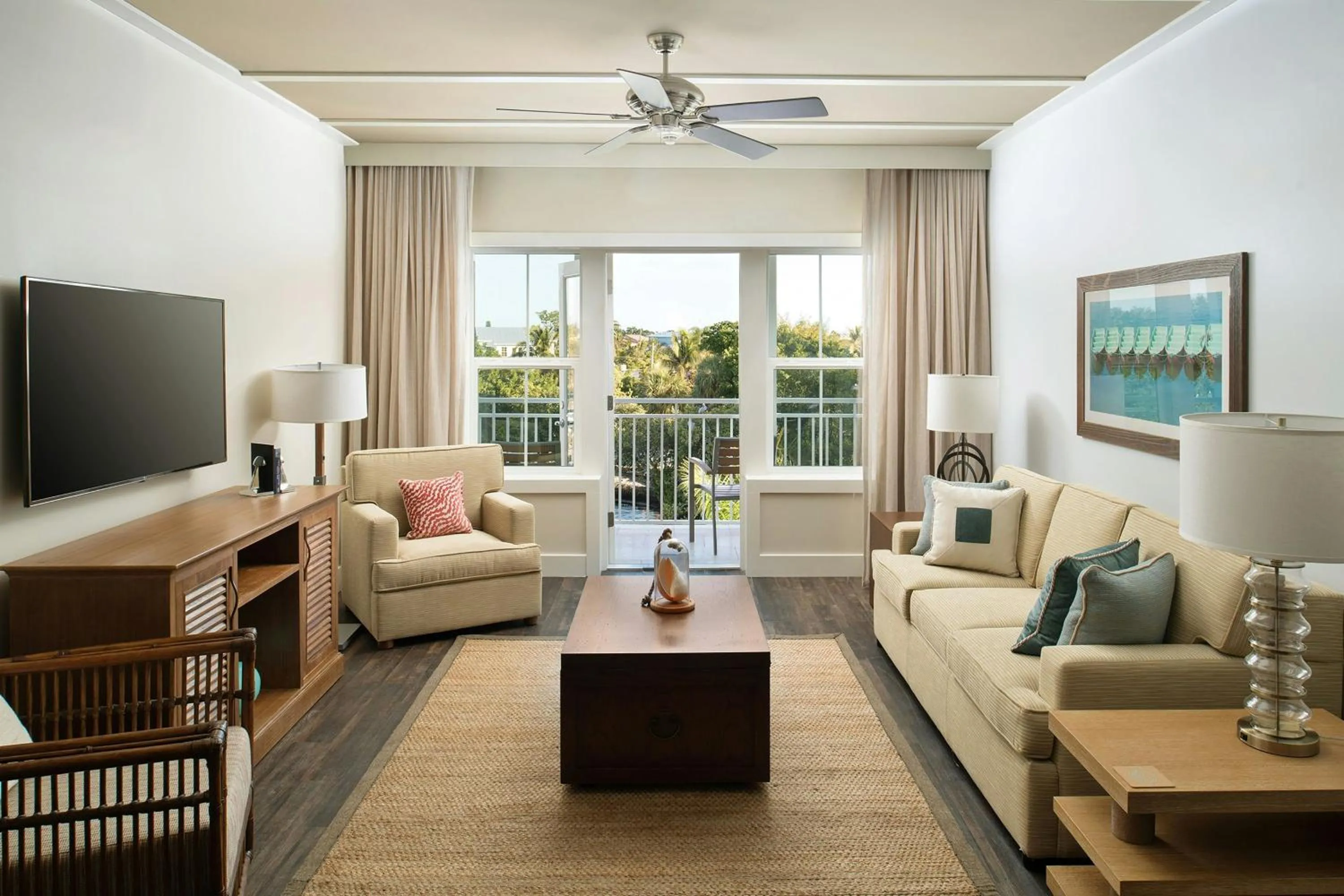Living room in Waterline Villas & Marina, Autograph Collection