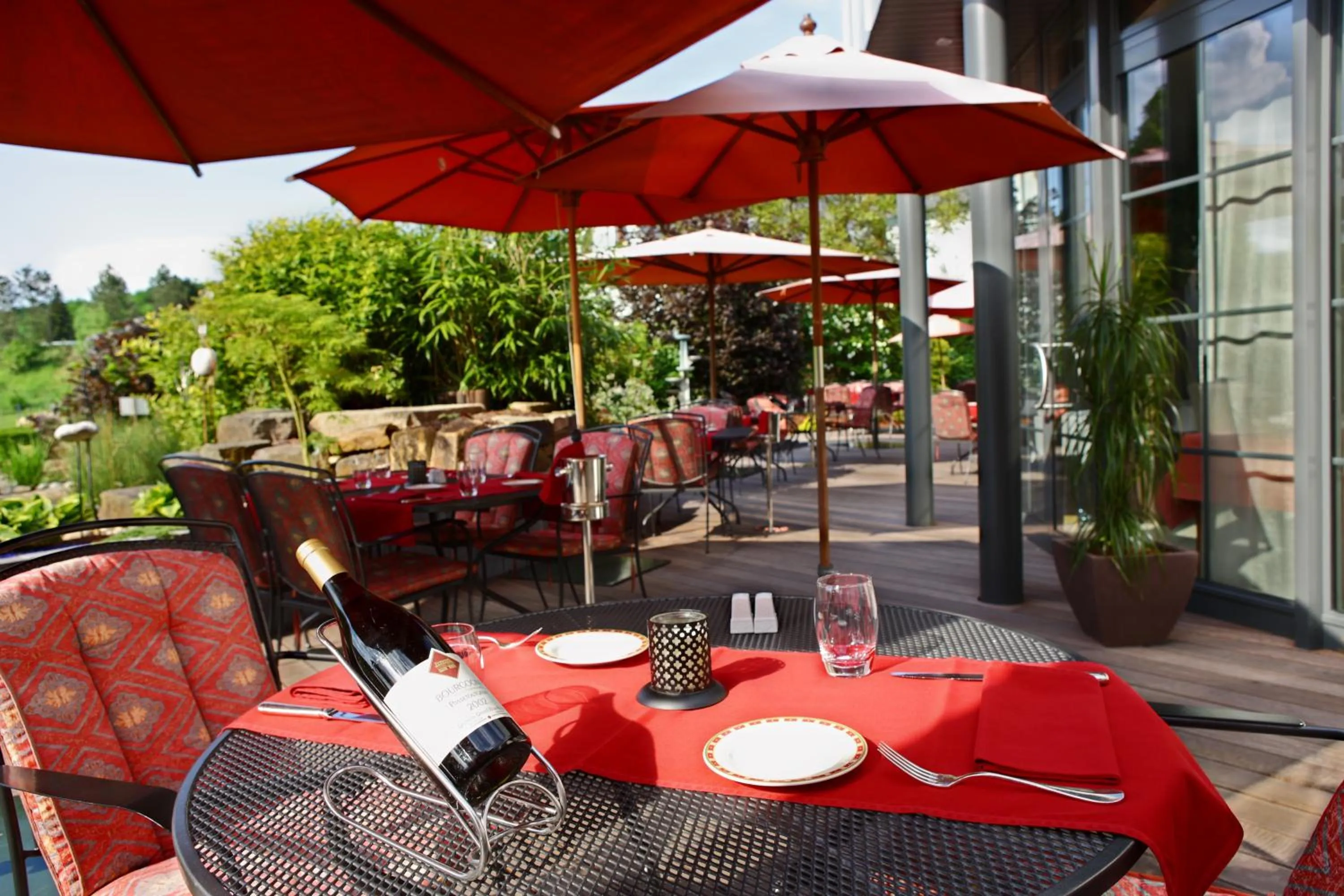 Balcony/Terrace in Hotel - Restaurant DAHM