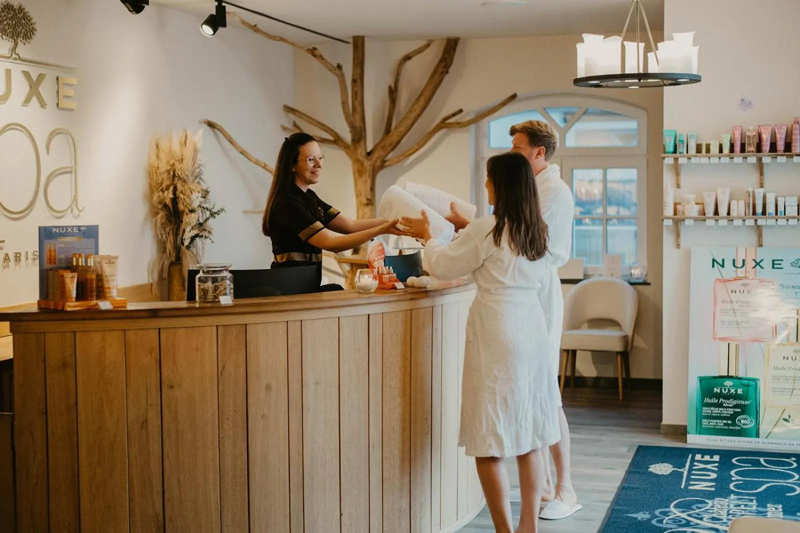 Spa and wellness centre/facilities in Chateau d'Urspelt