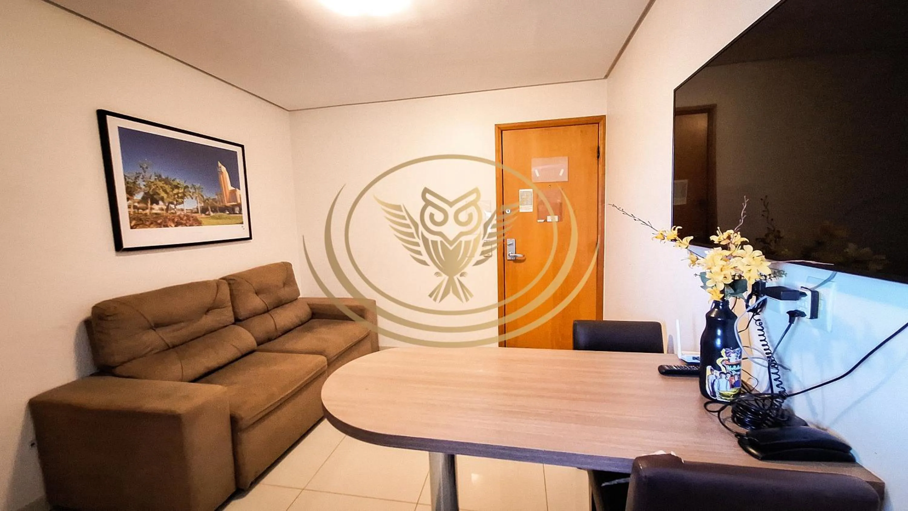 TV and multimedia in Coruja Imob - Flat Crystal Place