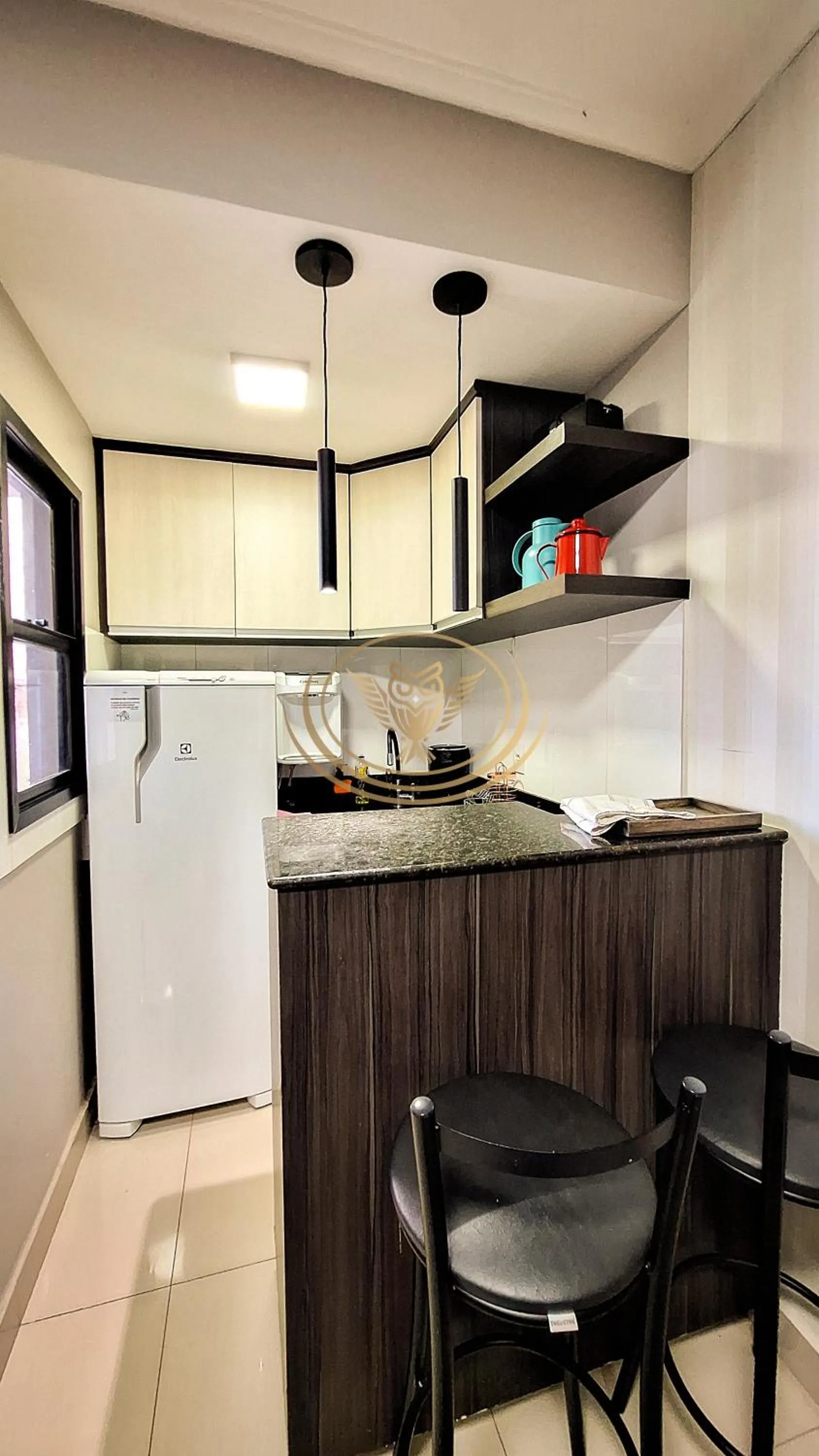 Kitchen or kitchenette in Coruja Imob - Flat Crystal Place