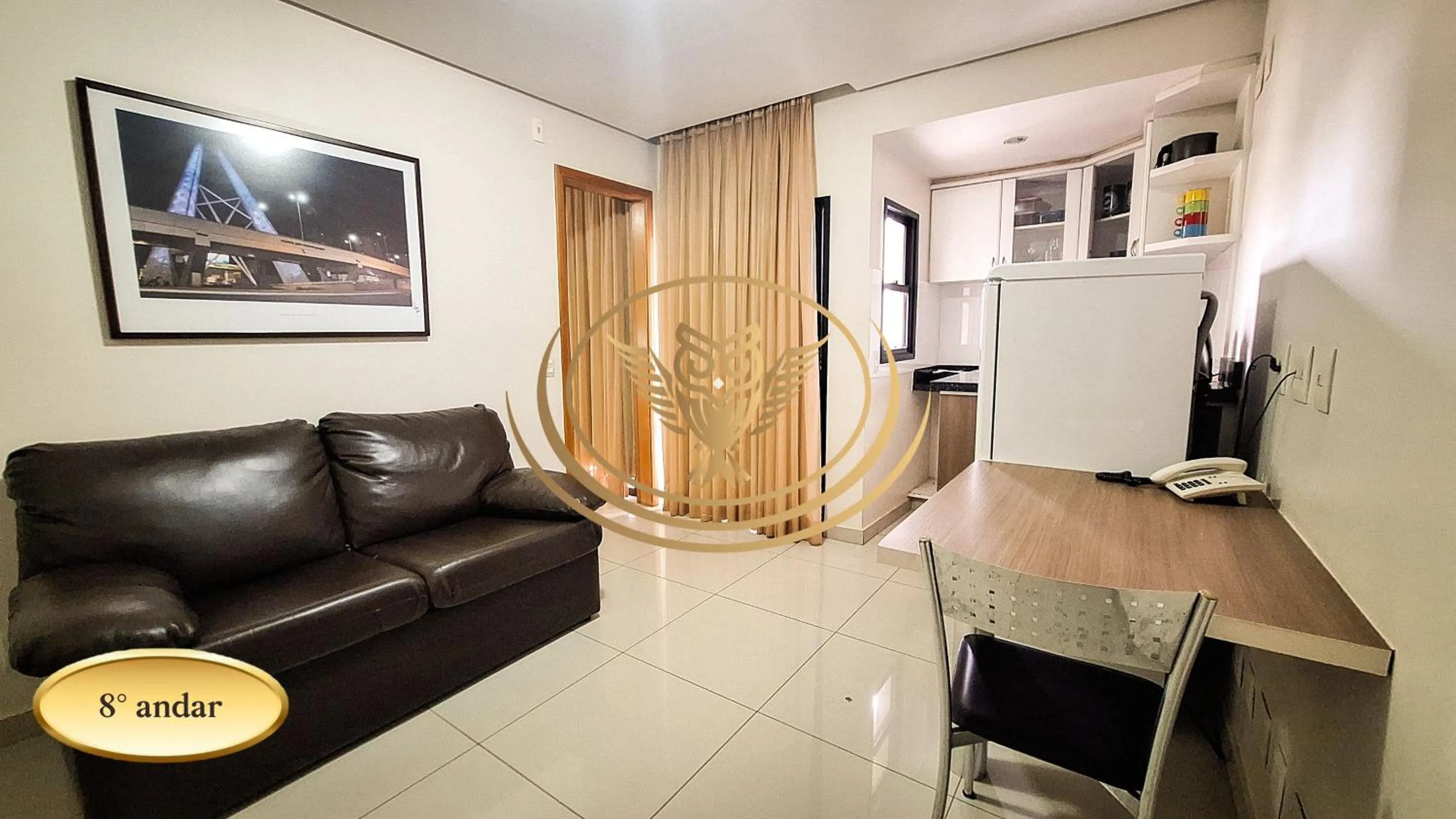 Kitchen or kitchenette in Coruja Imob - Flat Crystal Place