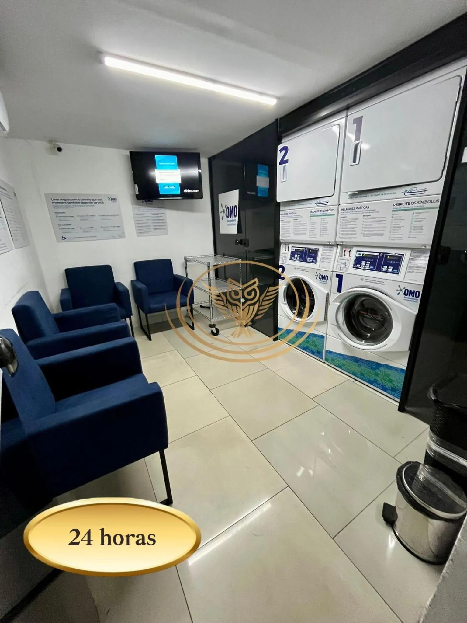 washing machine in Coruja Imob - Flat Crystal Place