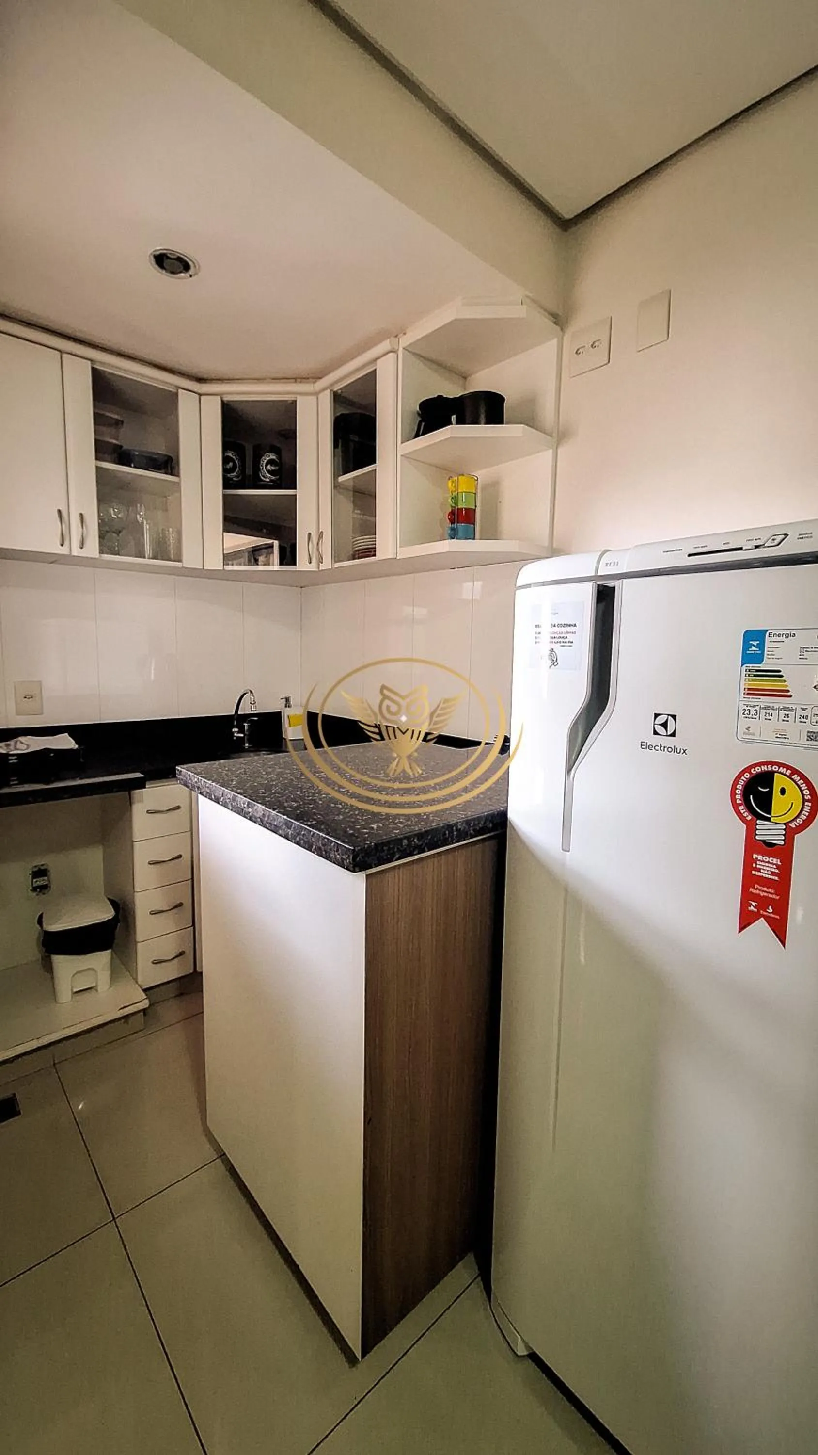 Kitchen or kitchenette in Coruja Imob - Flat Crystal Place