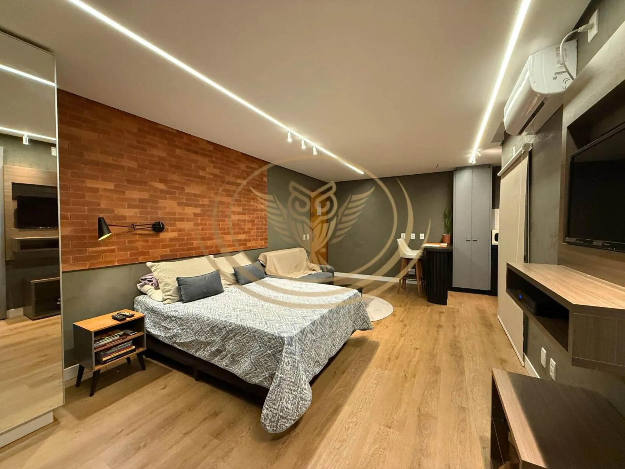 Bed in Coruja Imob - Flat Crystal Place