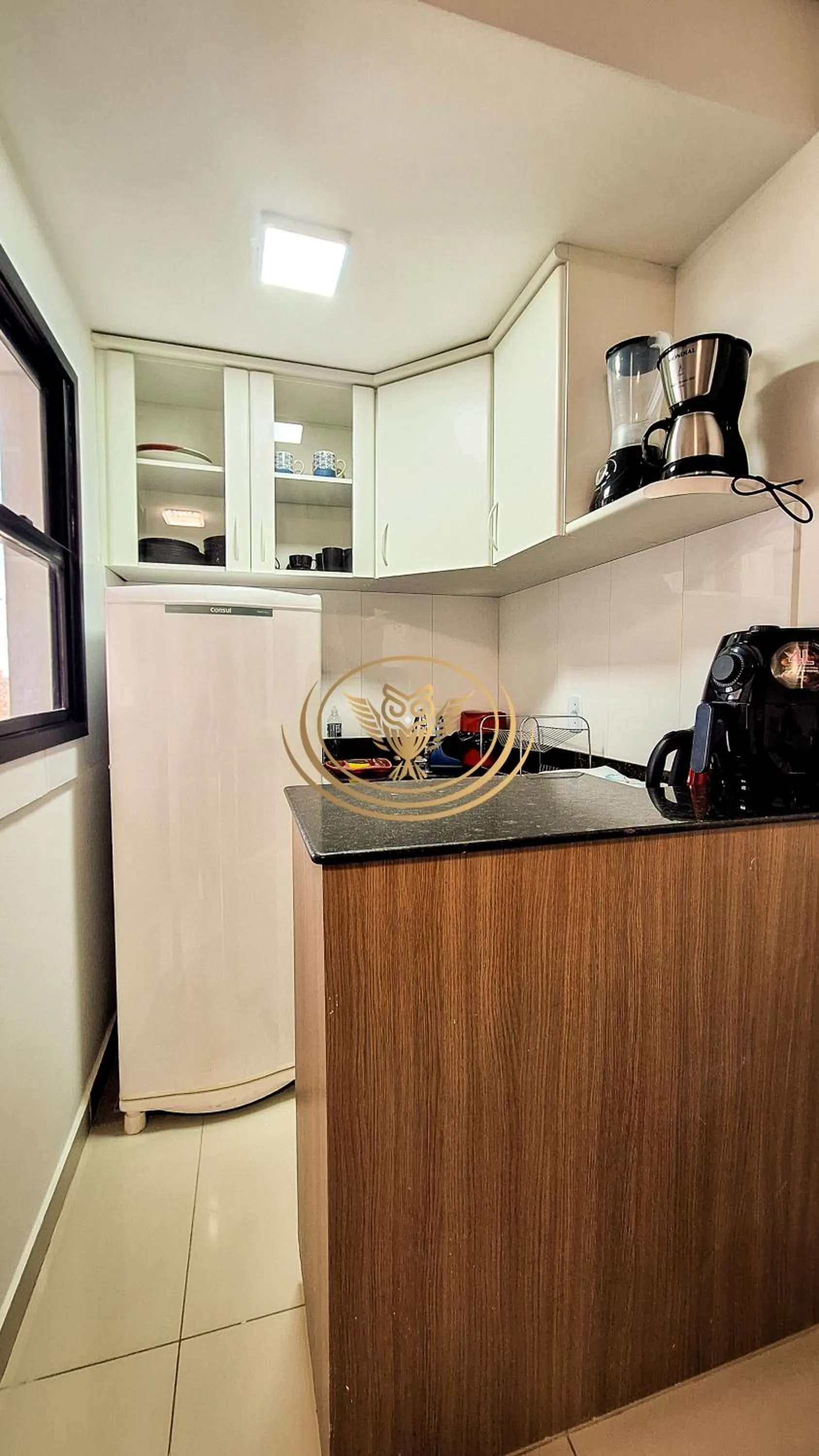 Kitchen or kitchenette in Coruja Imob - Flat Crystal Place