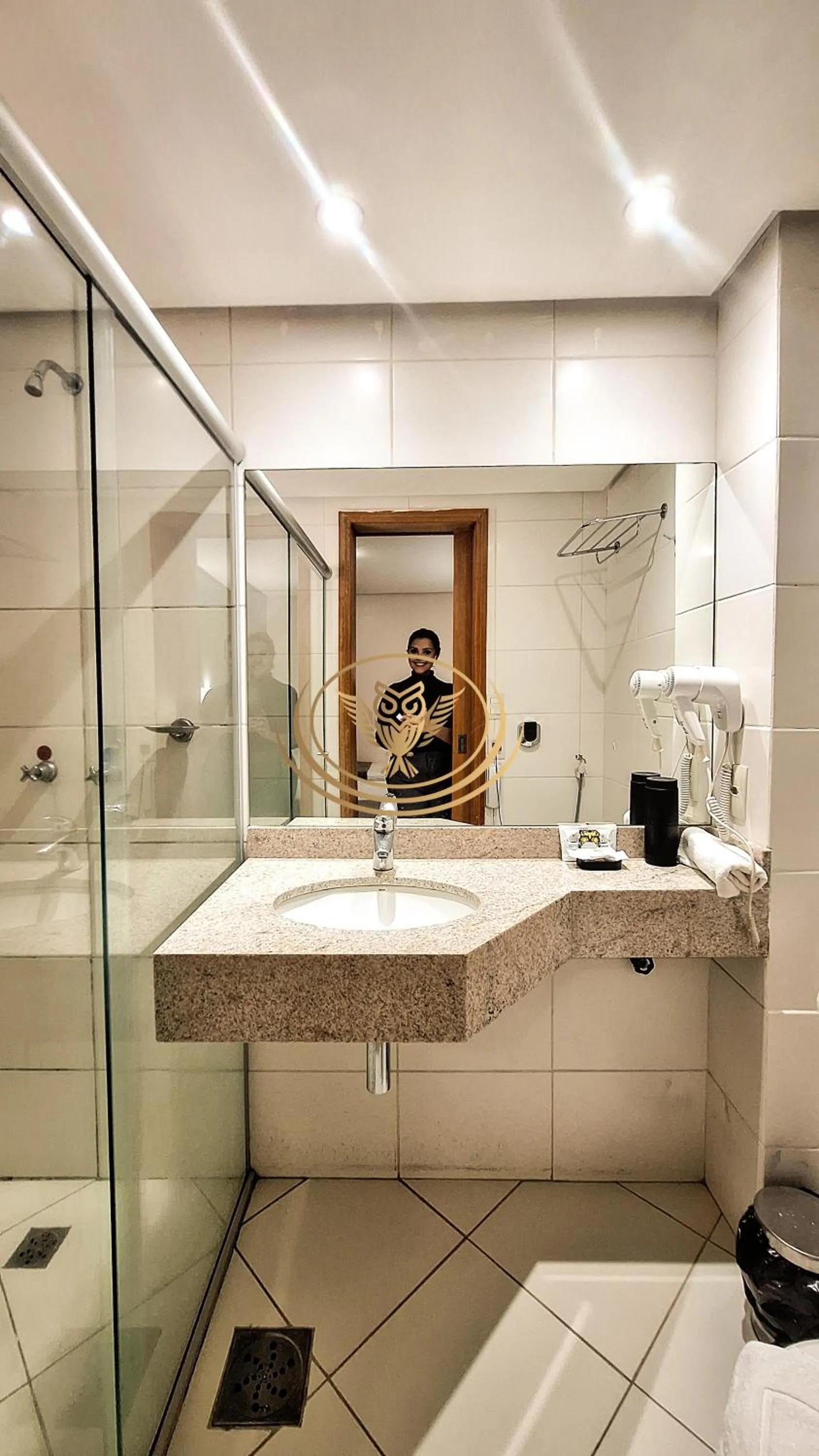 Bathroom in Coruja Imob - Flat Crystal Place