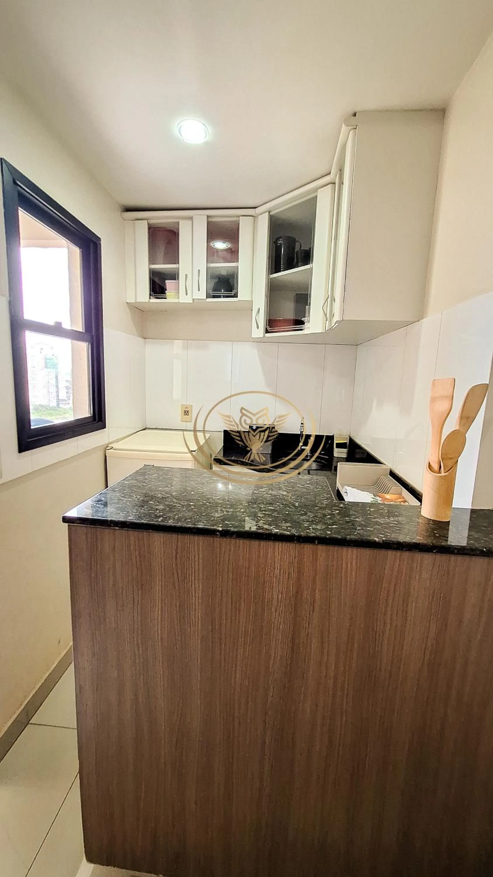 Communal kitchen in Coruja Imob - Flat Crystal Place