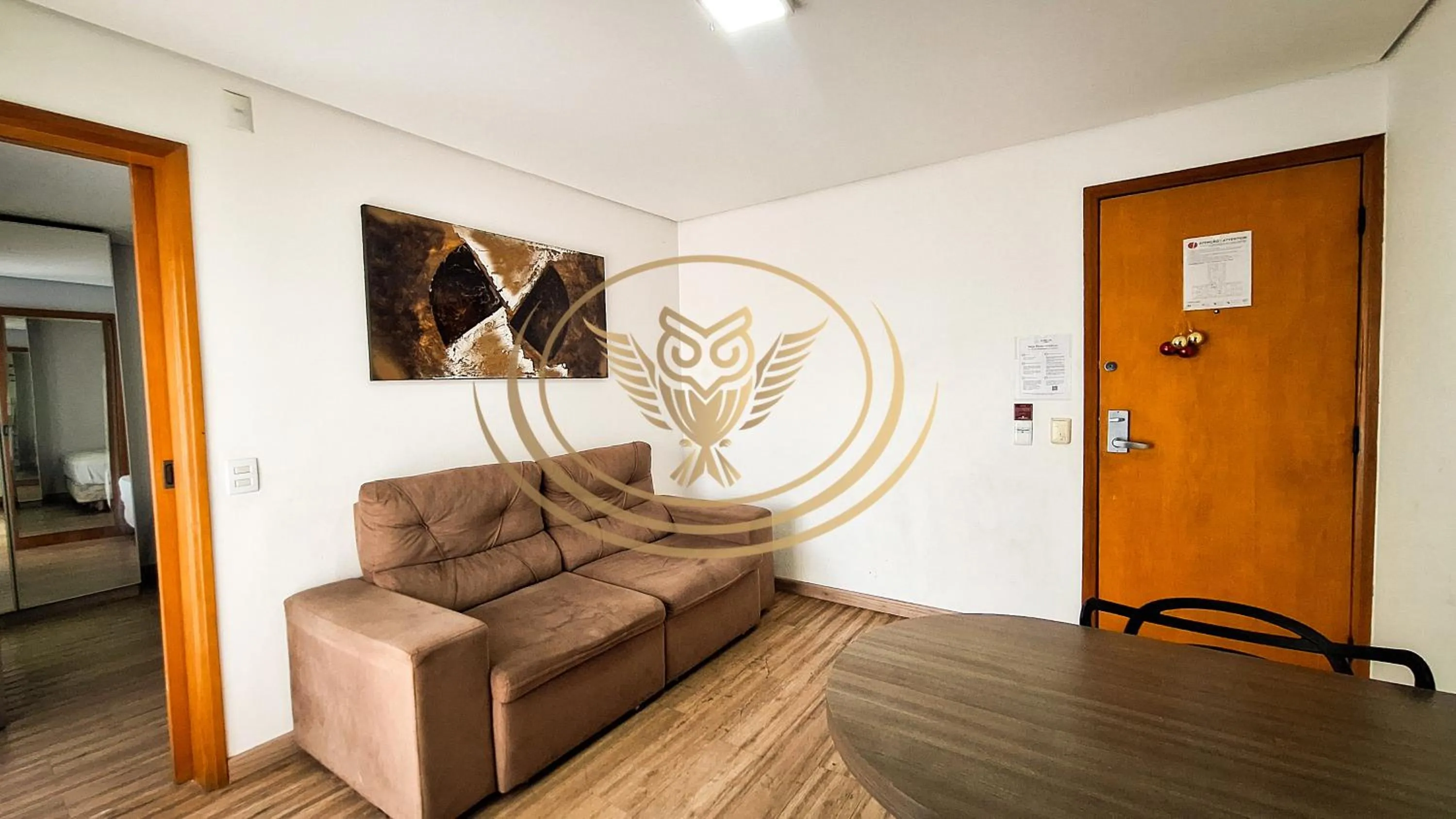 Living room in Coruja Imob - Flat Crystal Place