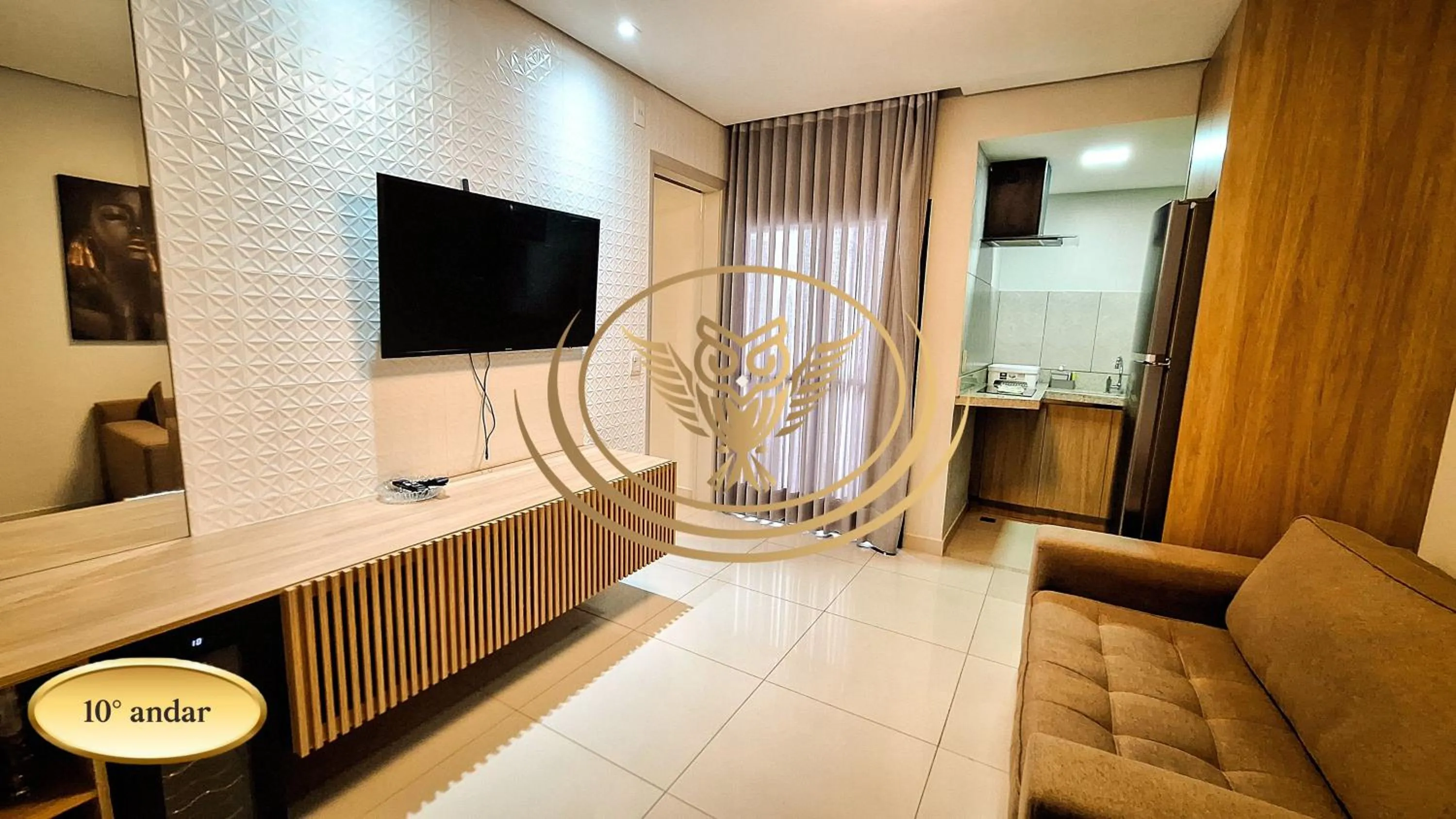 TV and multimedia in Coruja Imob - Flat Crystal Place