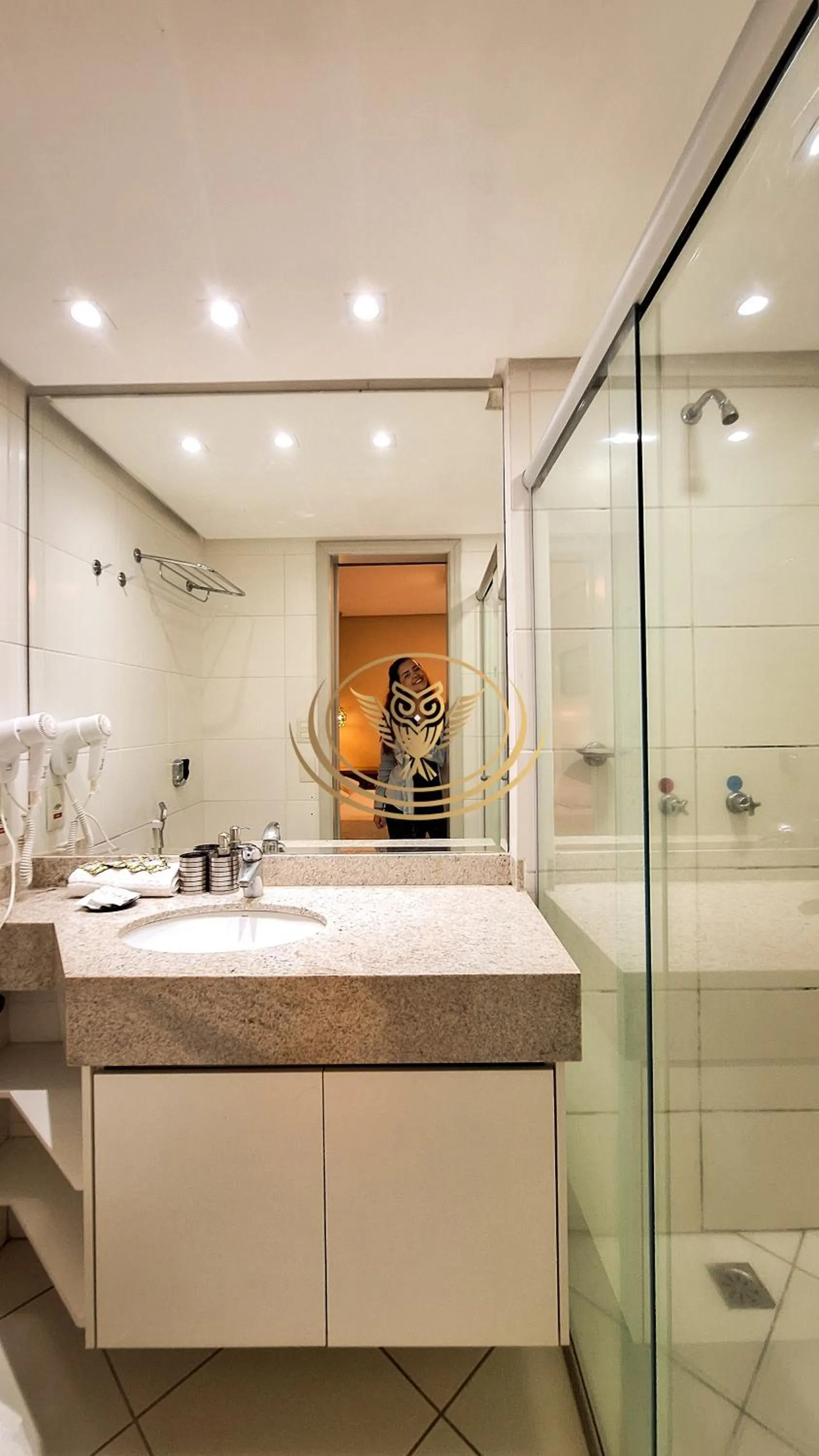 Shower in Coruja Imob - Flat Crystal Place