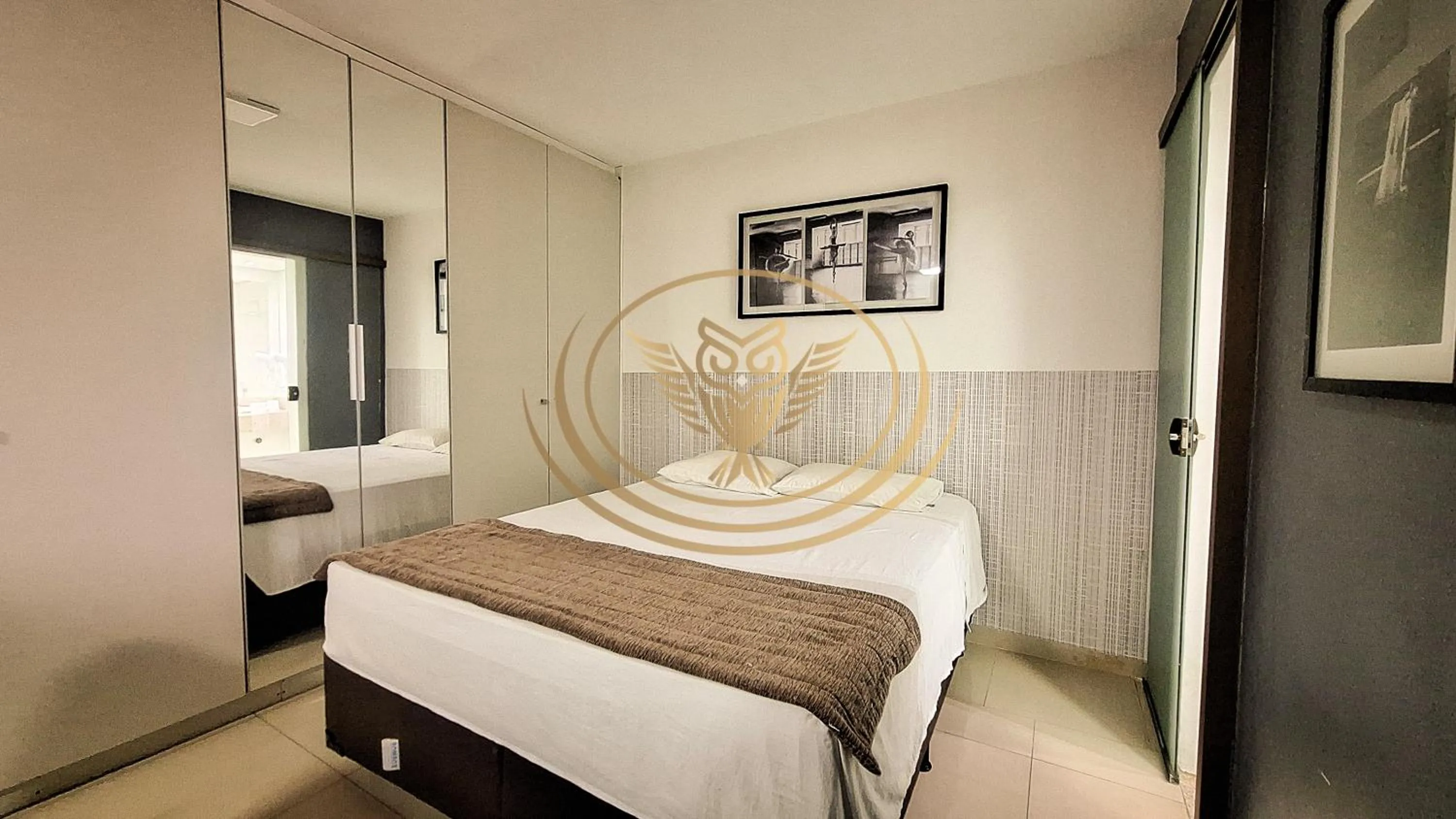 Bed in Coruja Imob - Flat Crystal Place