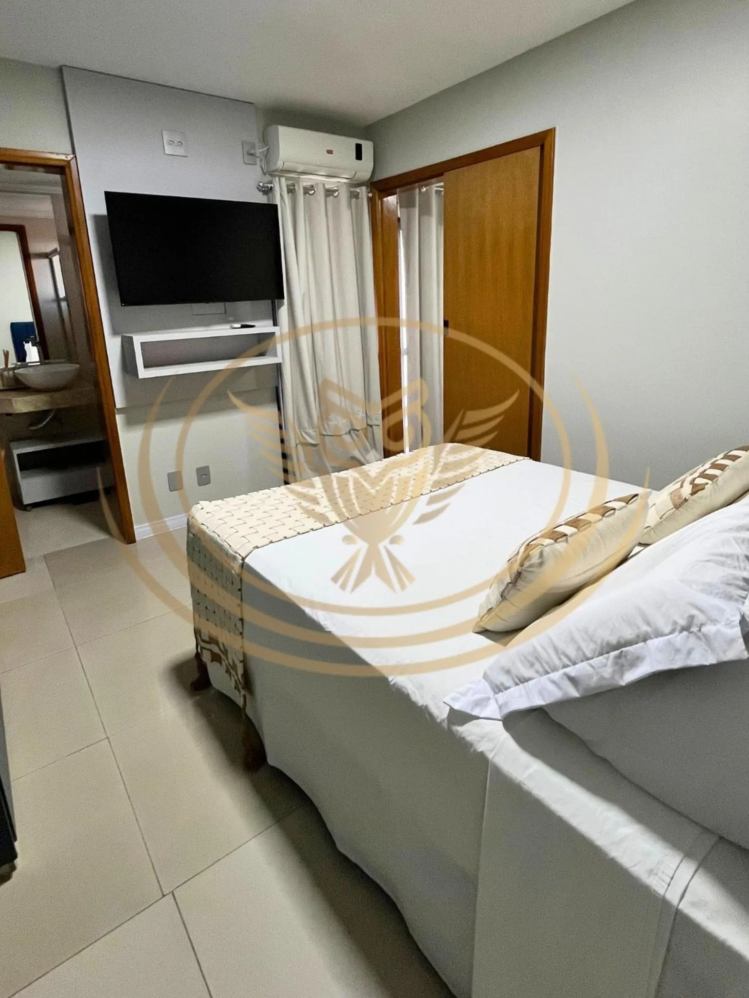 Bed in Coruja Imob - Flat Crystal Place