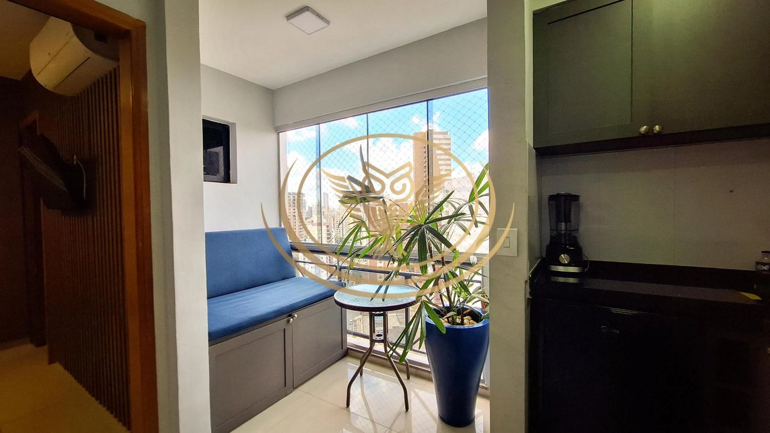 Balcony/Terrace in Coruja Imob - Flat Crystal Place