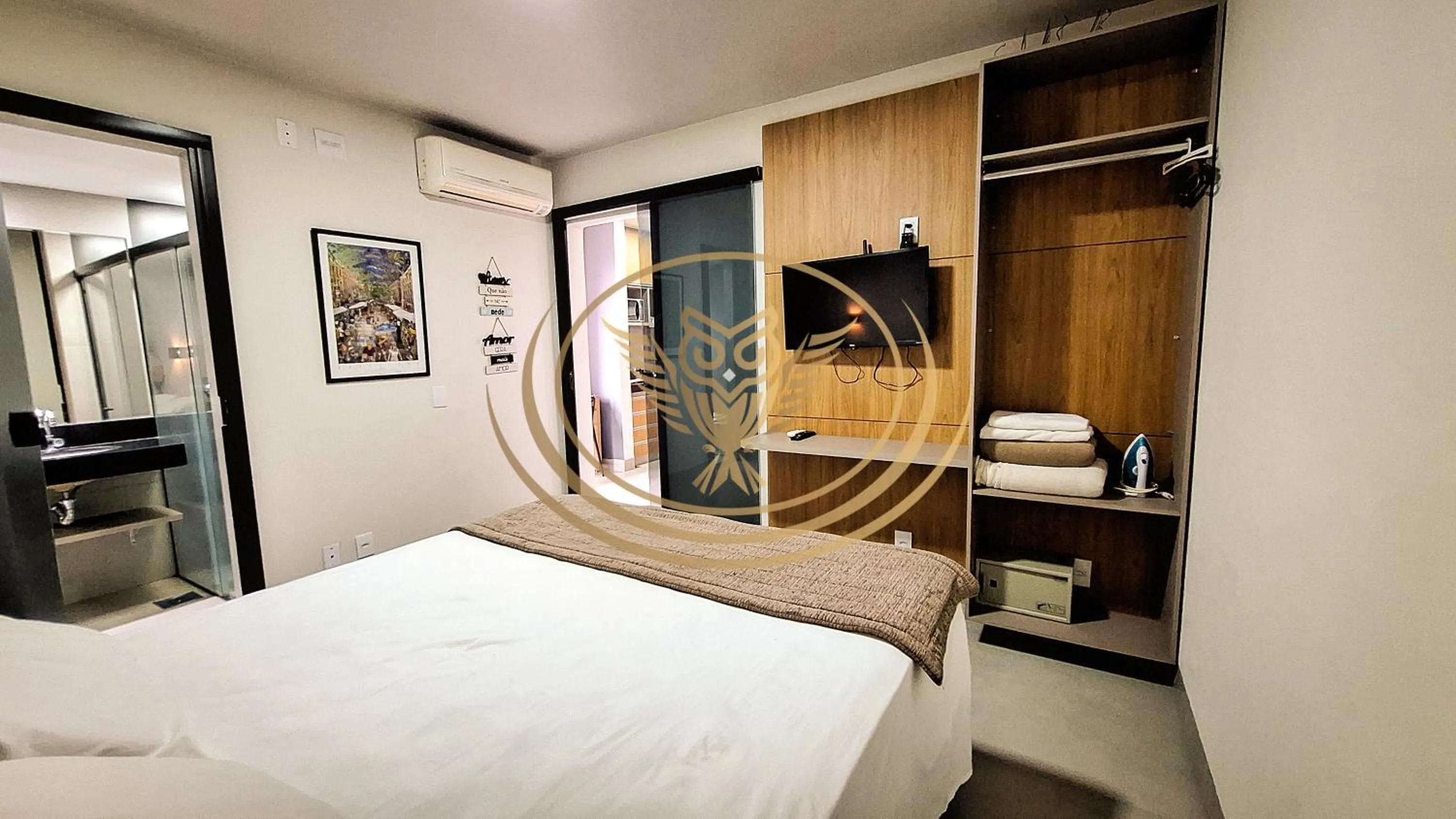 Bed in Coruja Imob - Flat Crystal Place