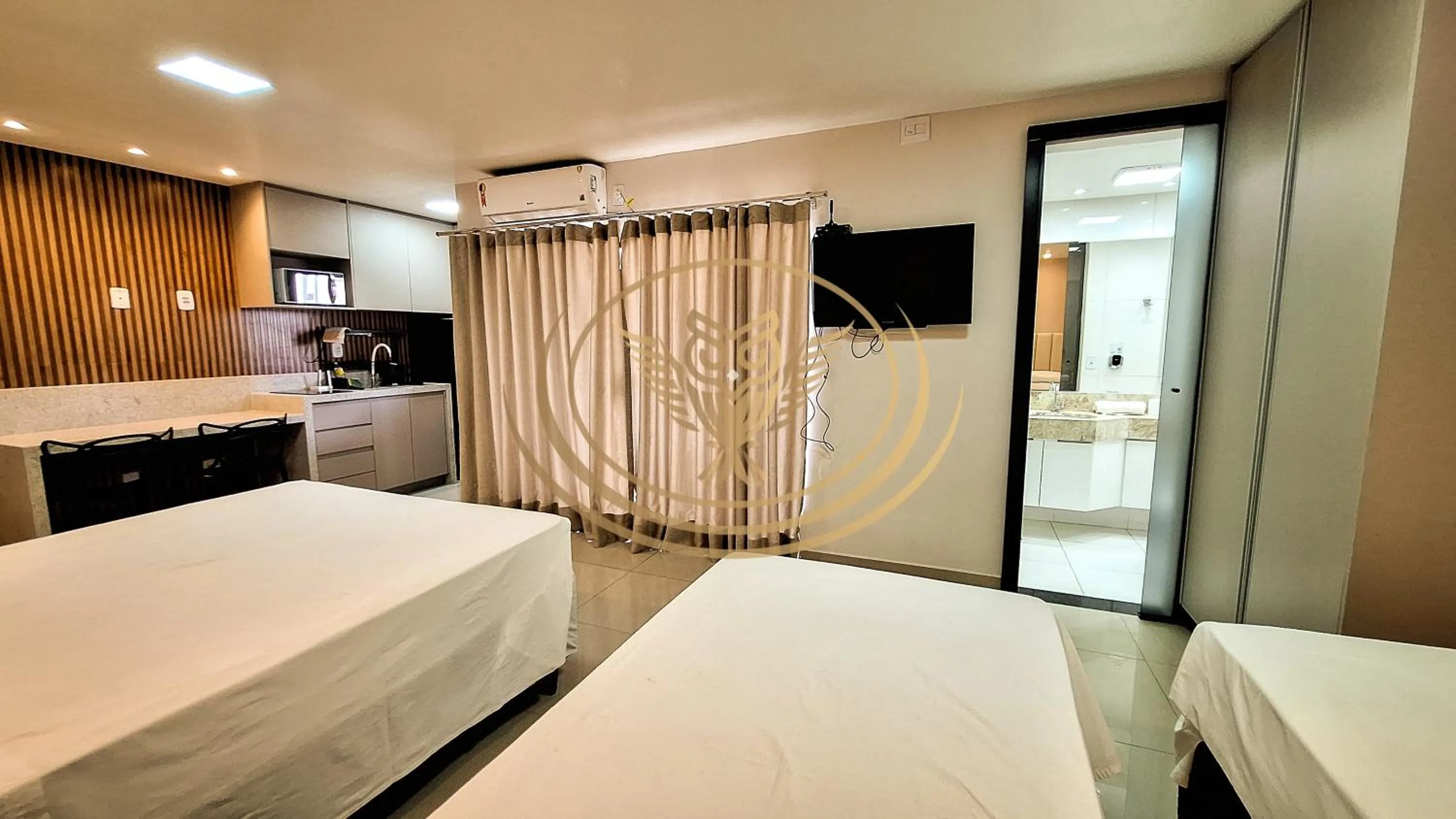 Bed in Coruja Imob - Flat Crystal Place