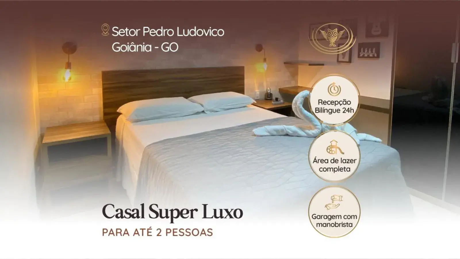 Deluxe Room in Coruja Imob - Flat Crystal Place Deluxe Room in Coruja Imob - Flat Crystal Place