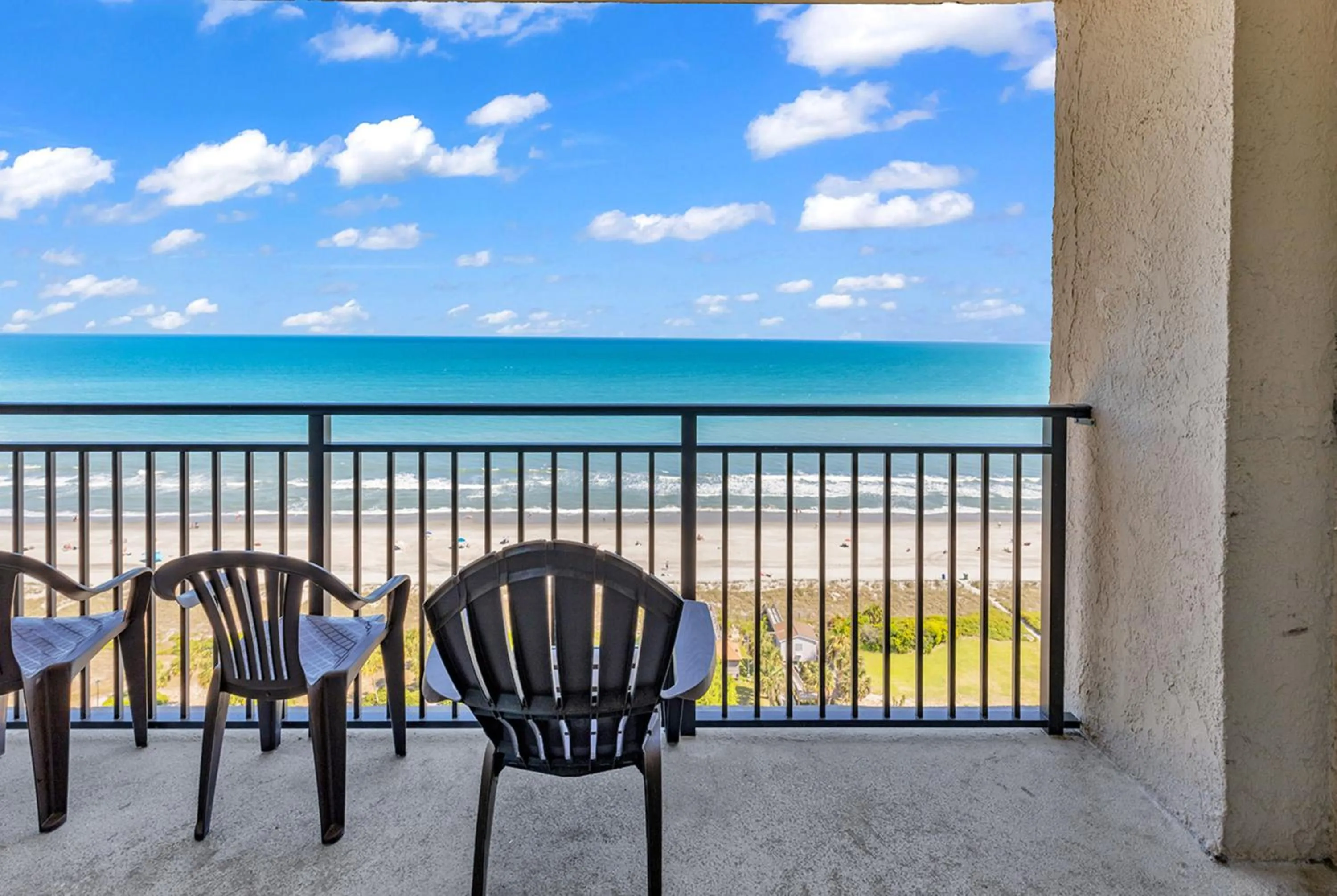 Balcony/Terrace in Scenic Views from the balcony at Ocean Forest Plaza Condos
