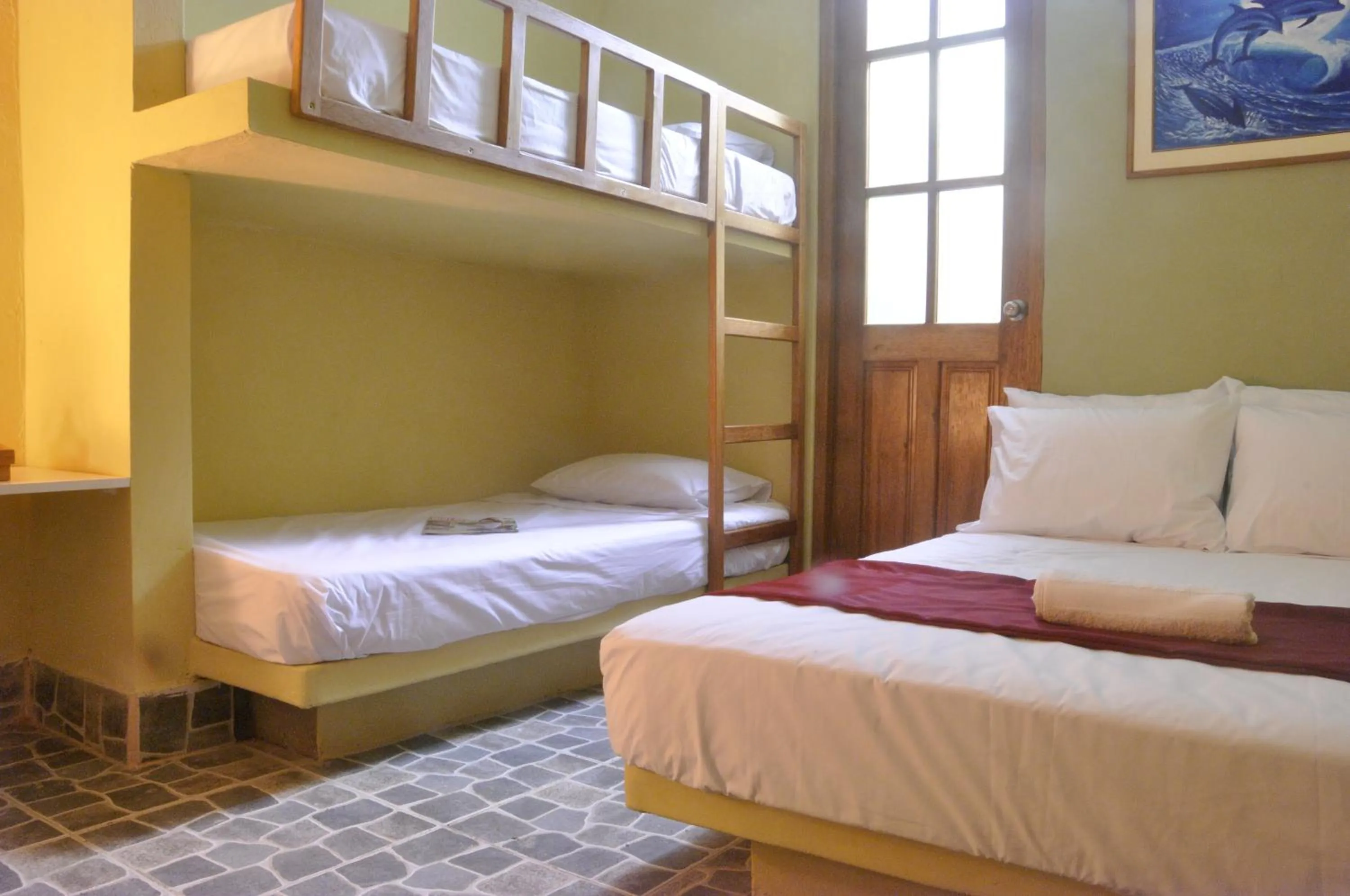 Bed in Punta Sal Bungalows