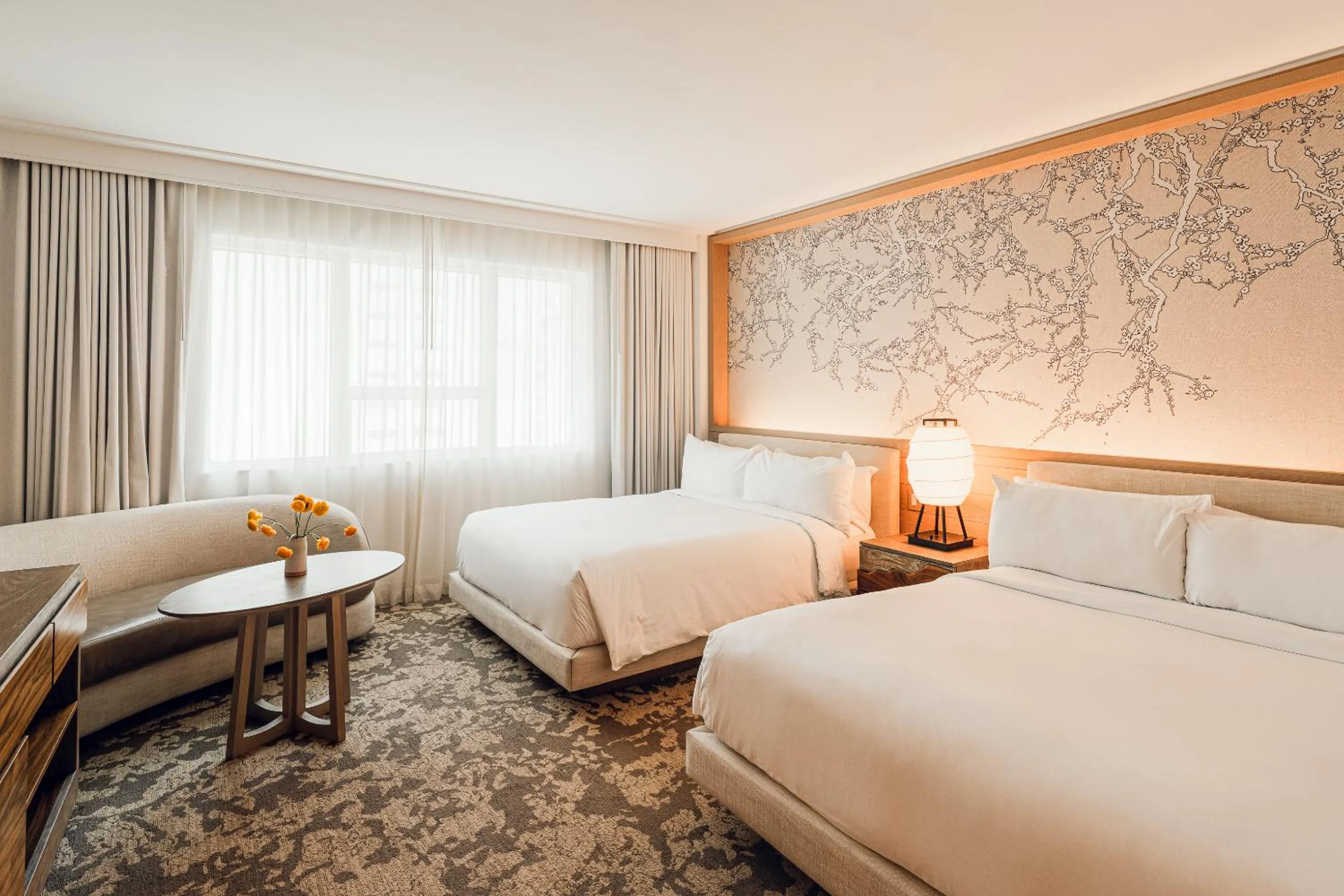 Bed in Nobu Hotel Miami Beach