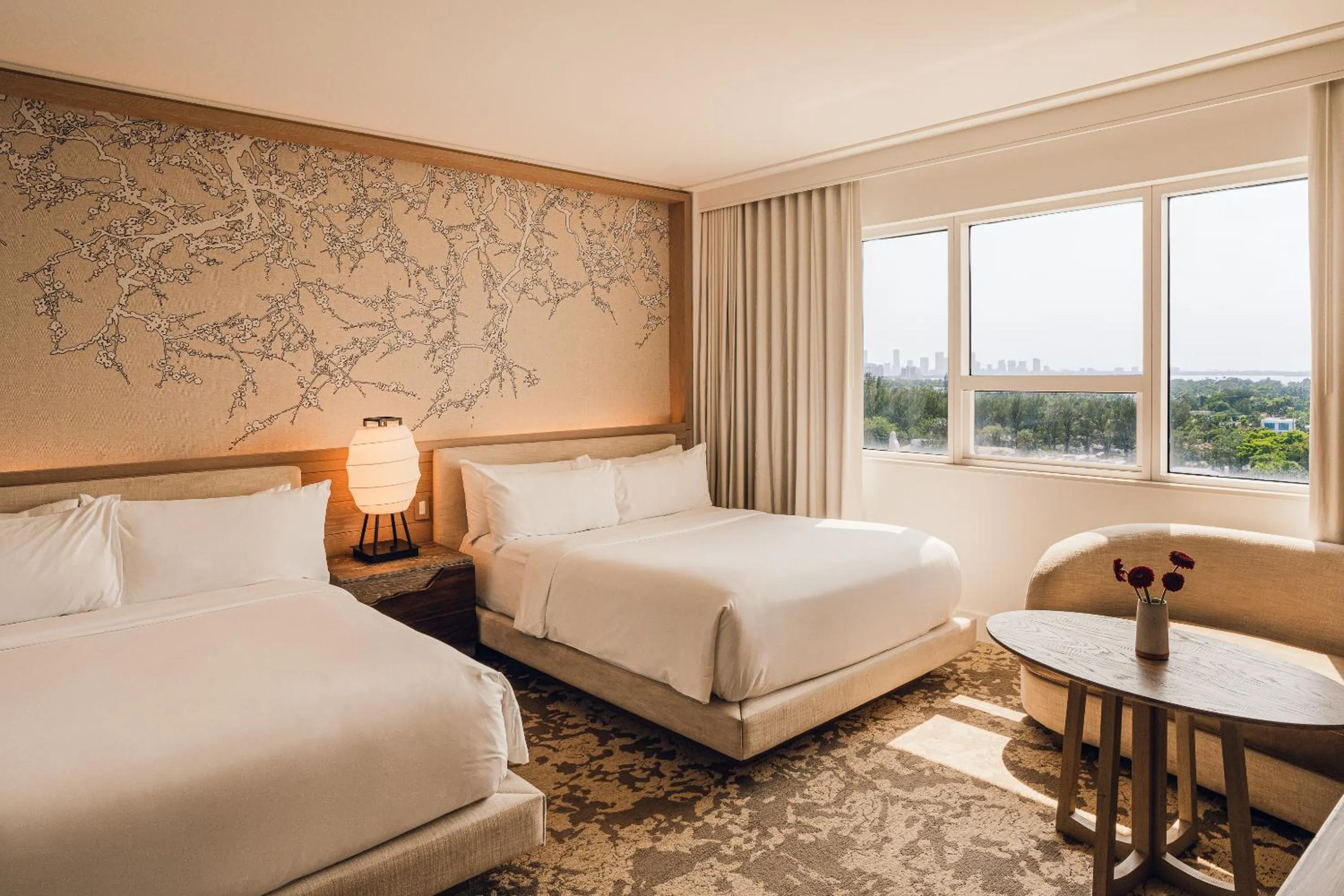 Bed in Nobu Hotel Miami Beach