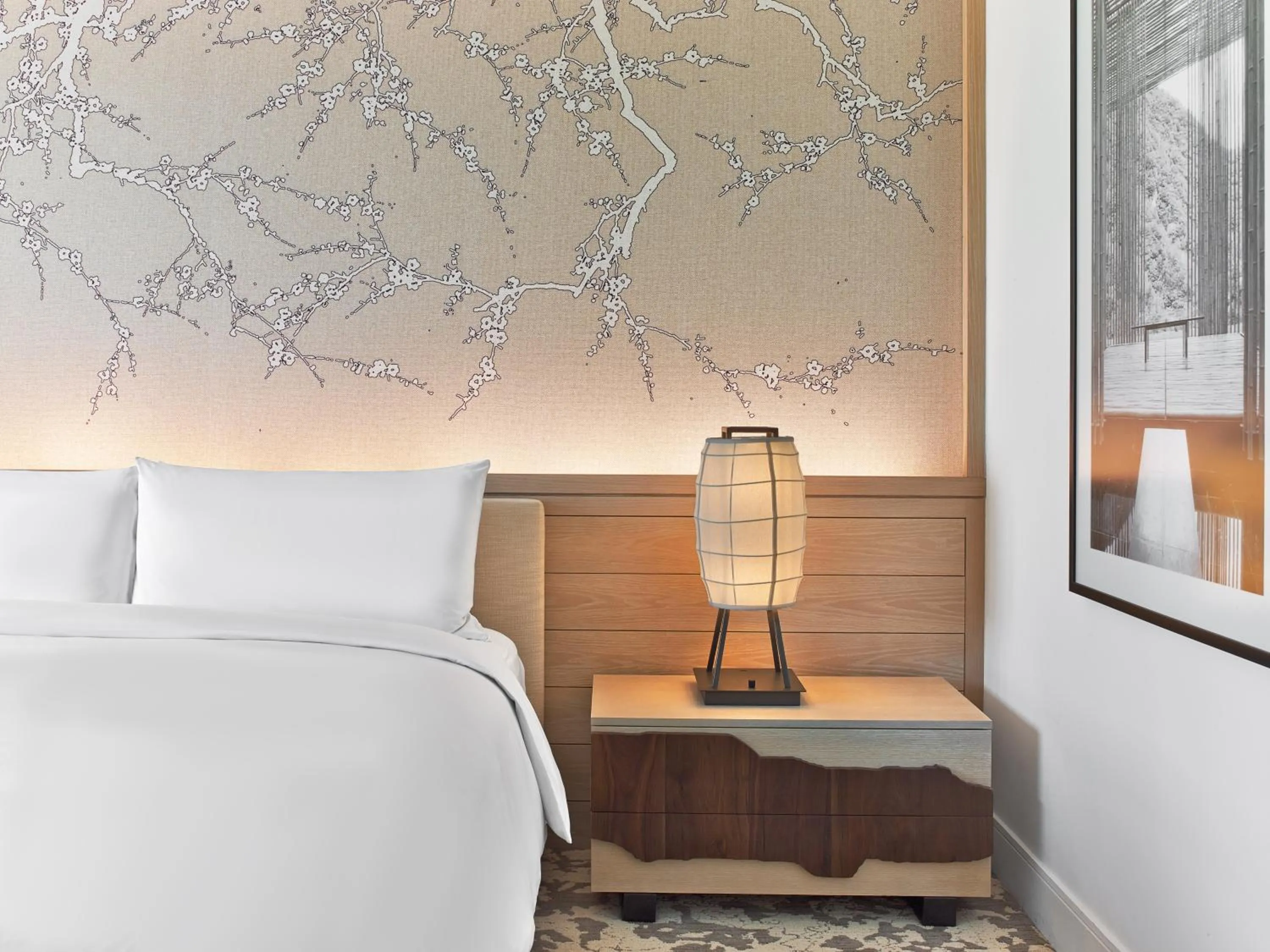 Bed in Nobu Hotel Miami Beach