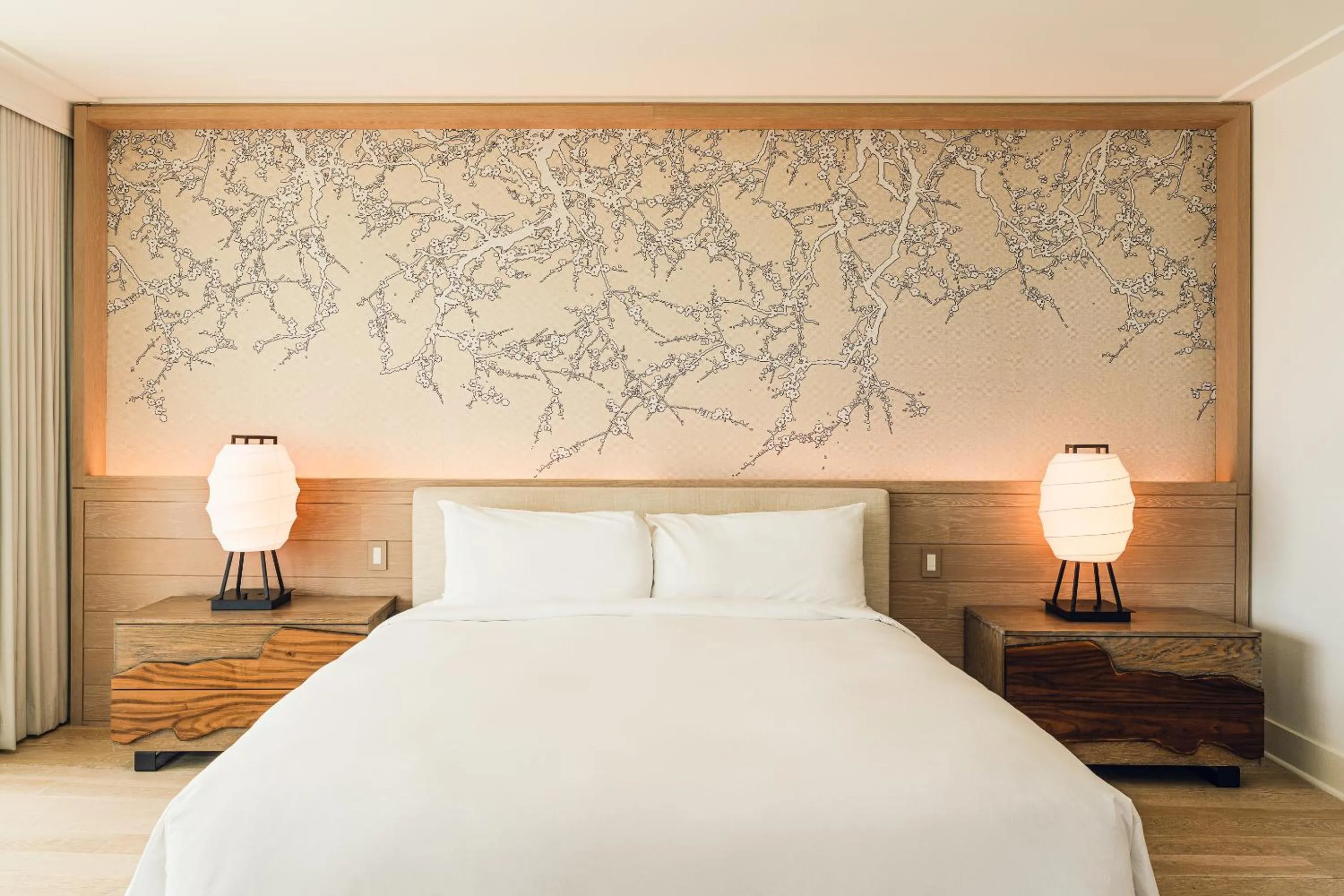 Bed in Nobu Hotel Miami Beach