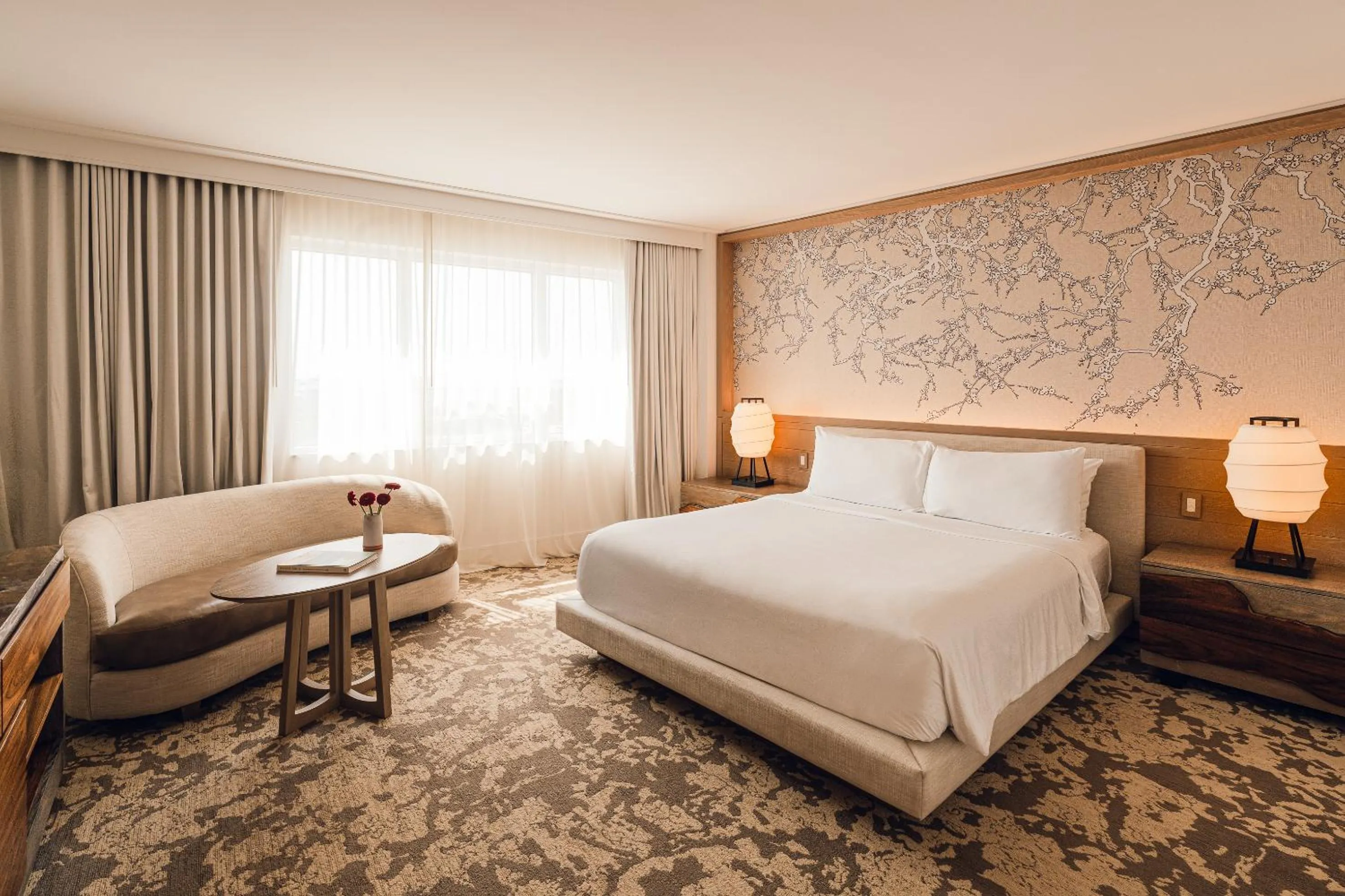 Bed in Nobu Hotel Miami Beach