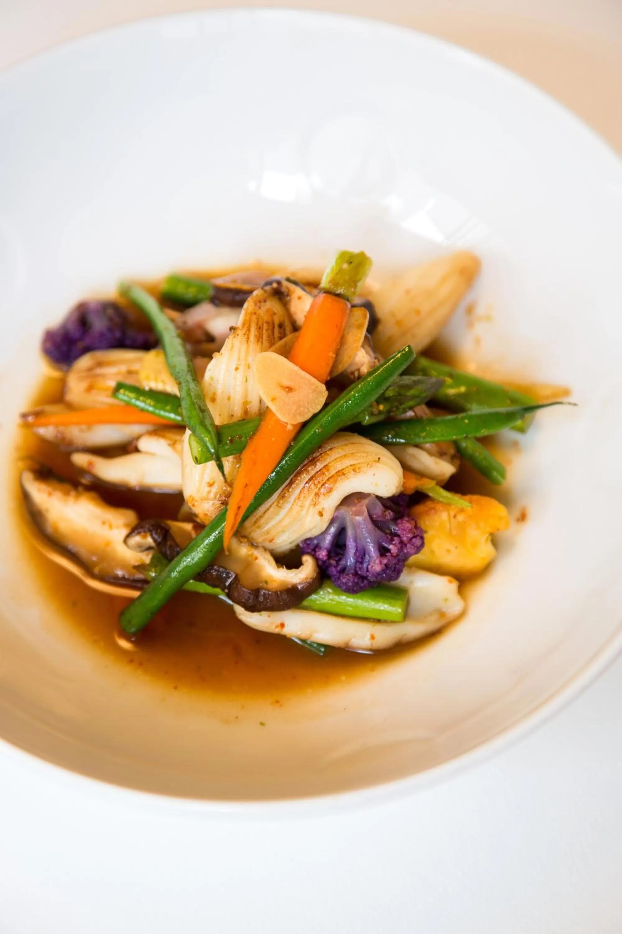 Food close-up in Nobu Hotel Miami Beach