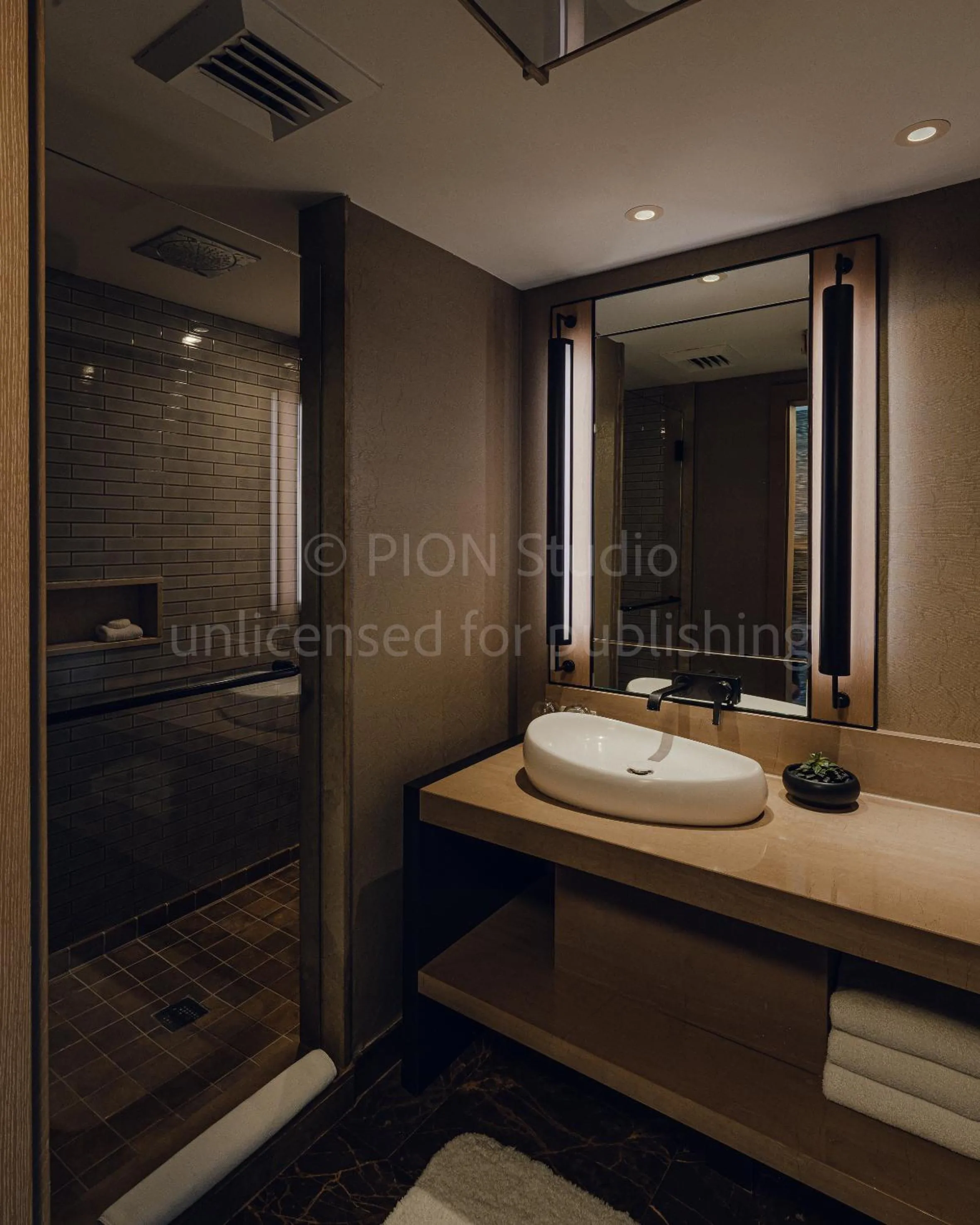 Bathroom in Nobu Hotel Miami Beach