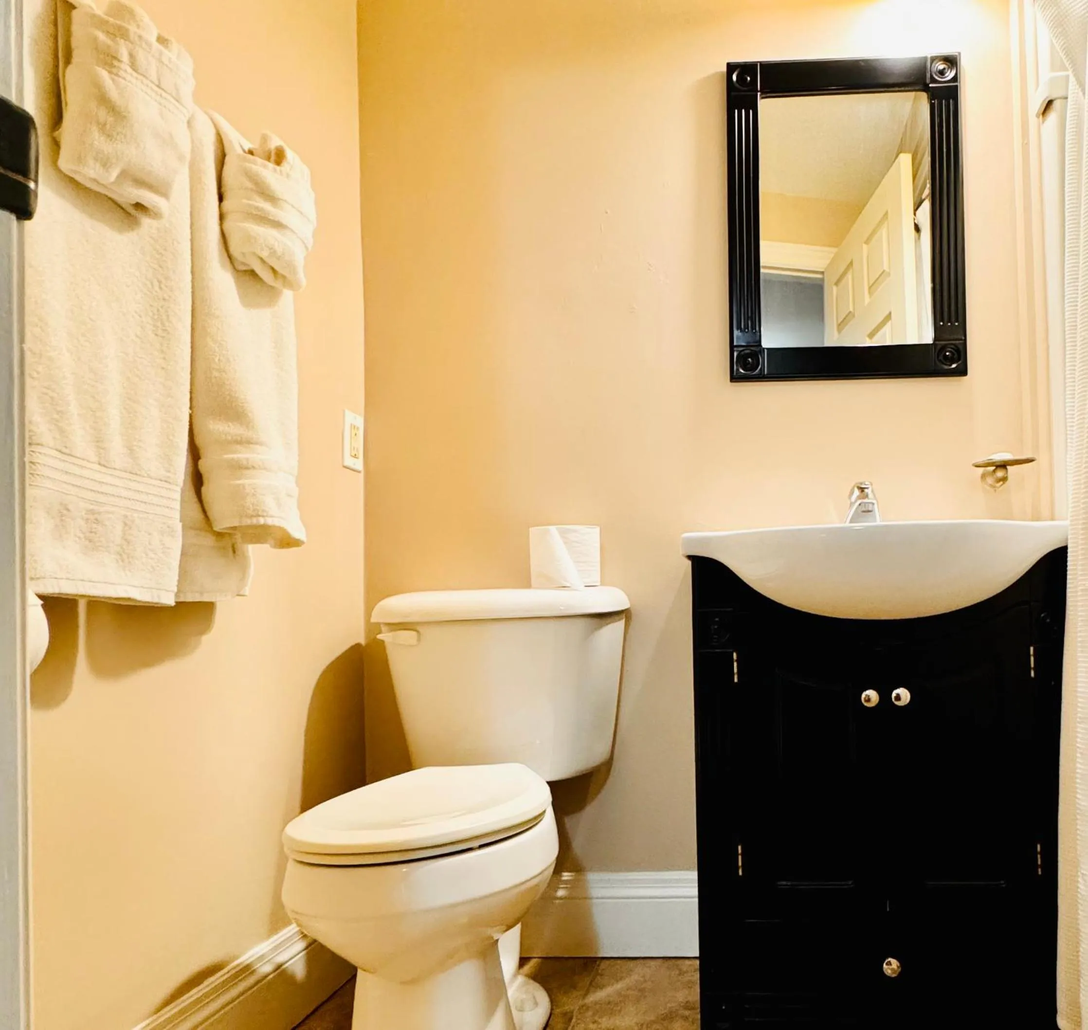 Toilet in Fundy Line Motel