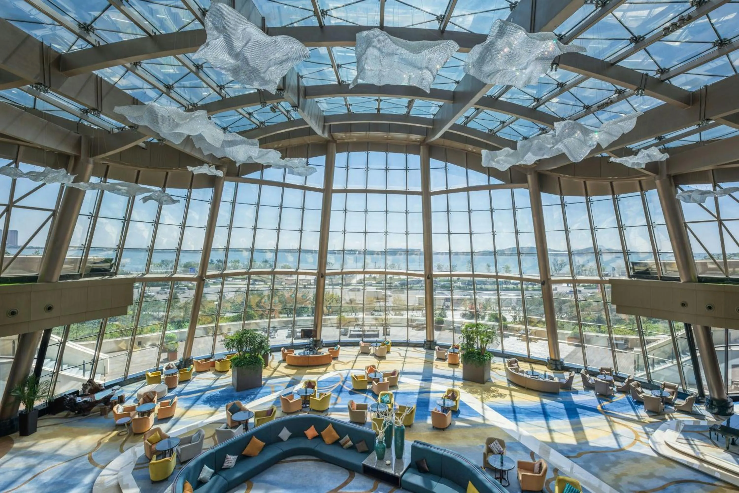 Lobby or reception in Sheraton Qingdao West Coast