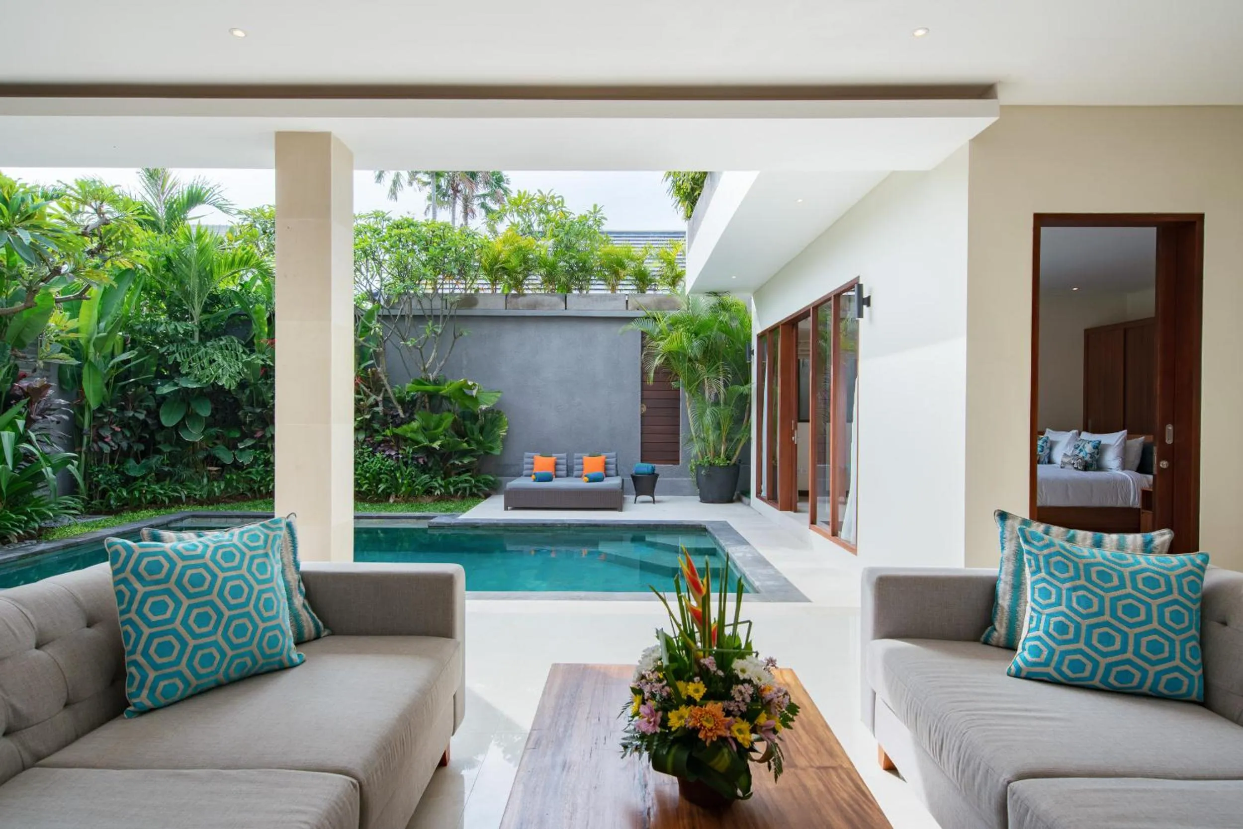 Living room in Villa Sally