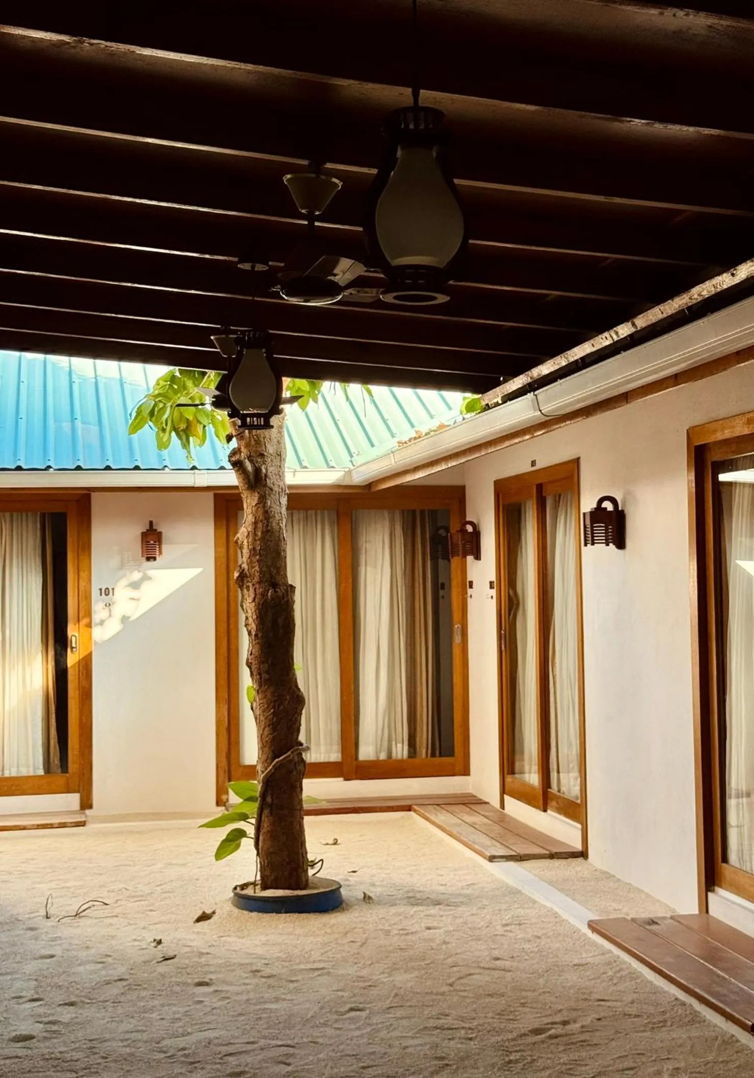 Patio in Ameera Maldives