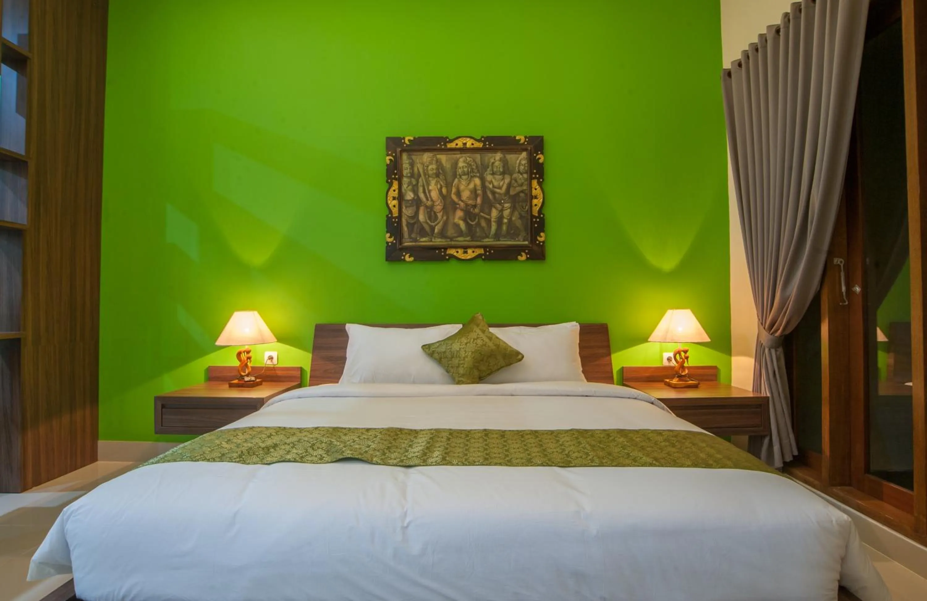 Bedroom, Bed in Astana Made Villas