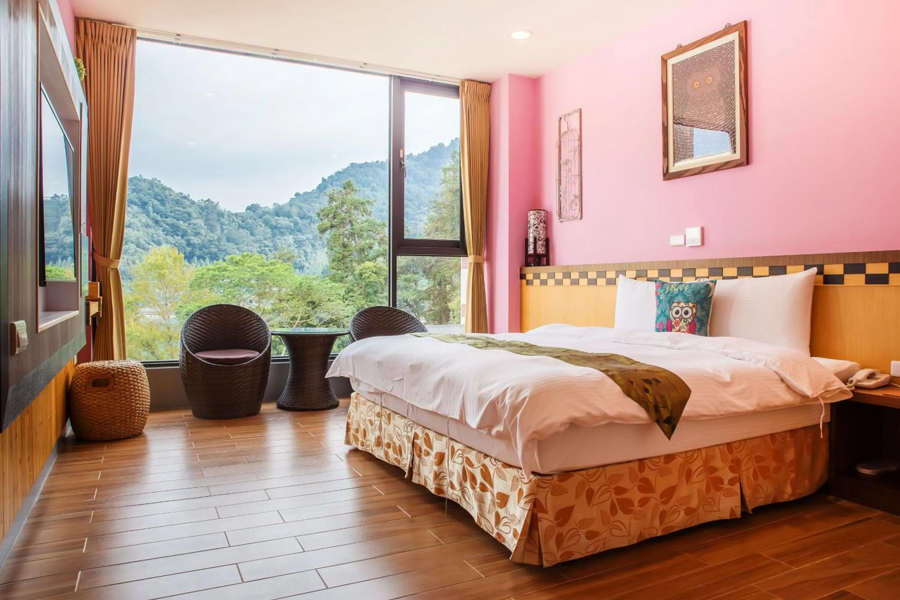 Photo of the whole room, Bed in Yuan Su B&B