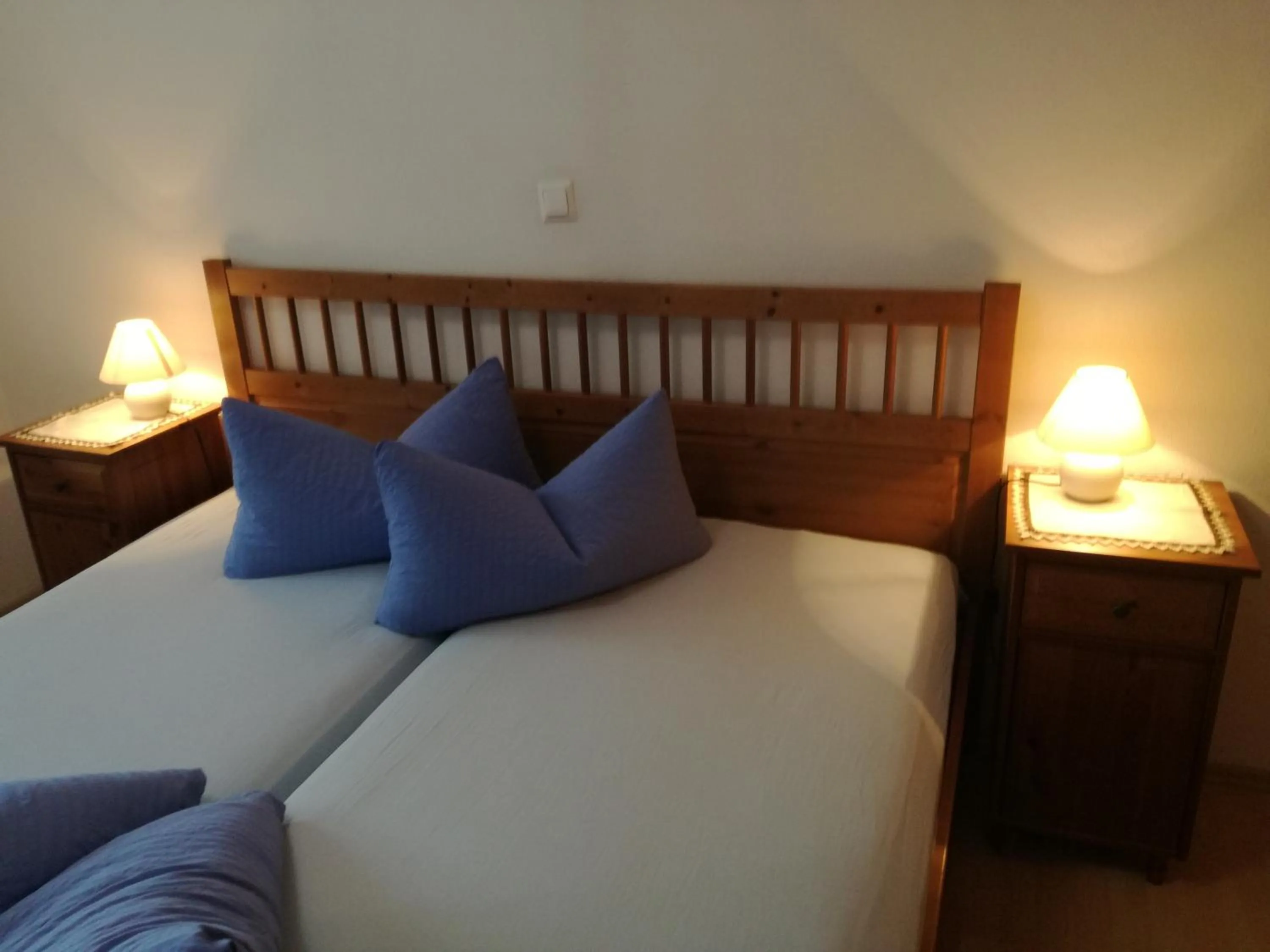 Bed in Ferienwohnung Himler