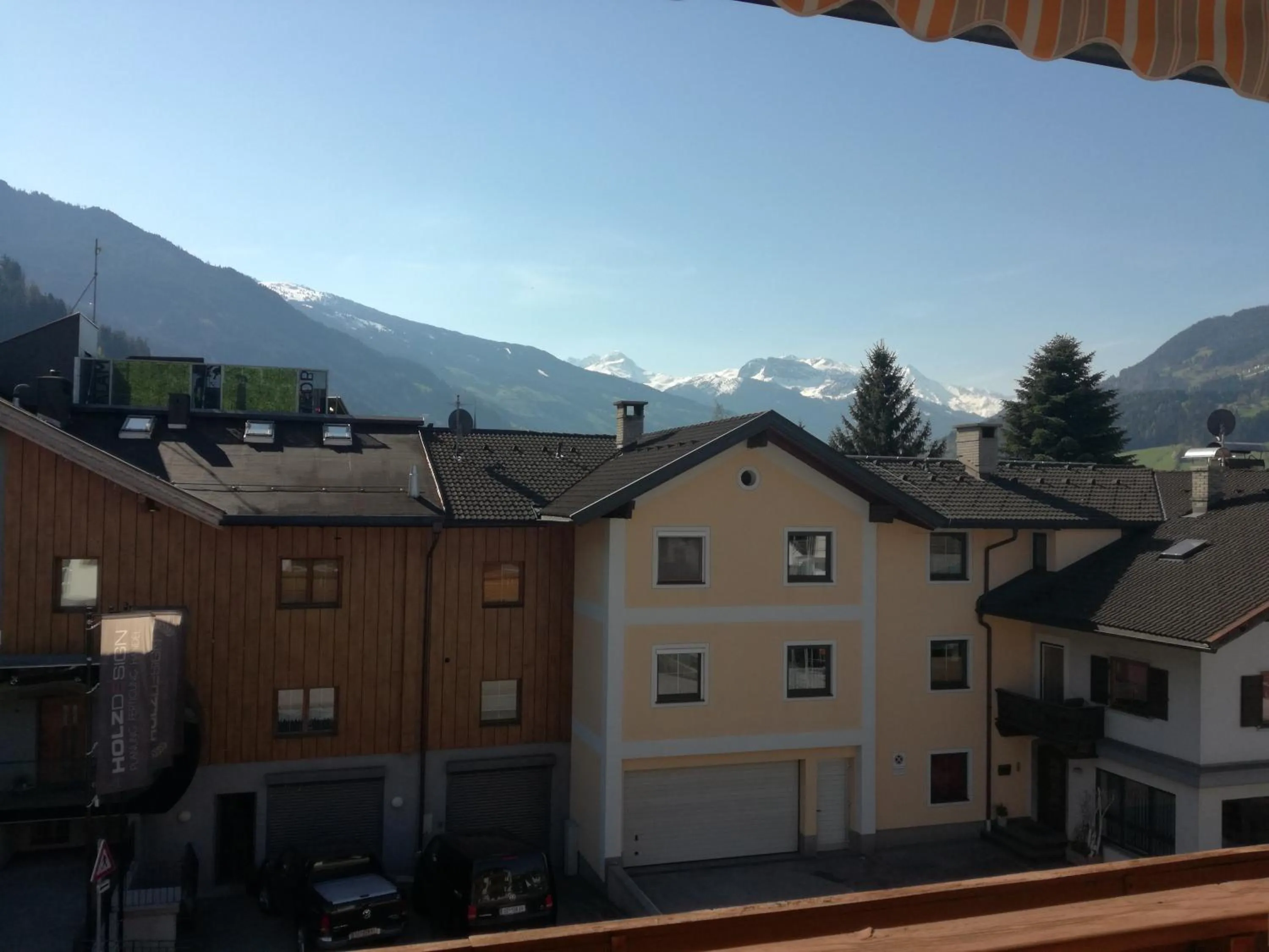 Mountain view in Ferienwohnung Himler