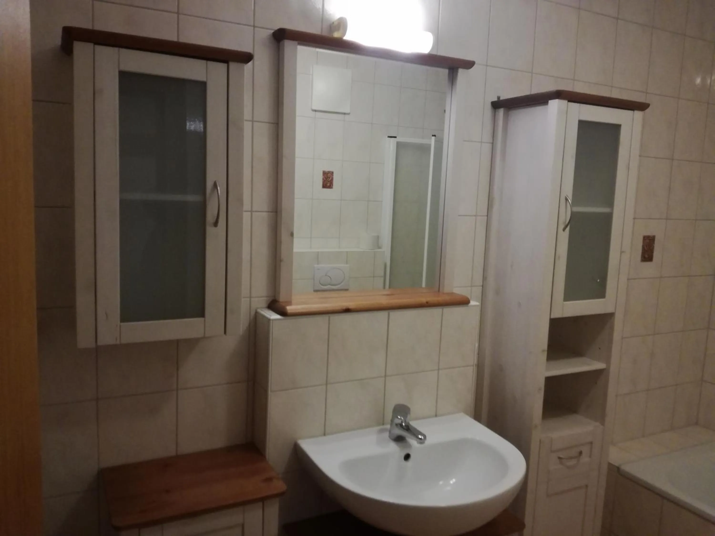 Bathroom in Ferienwohnung Himler