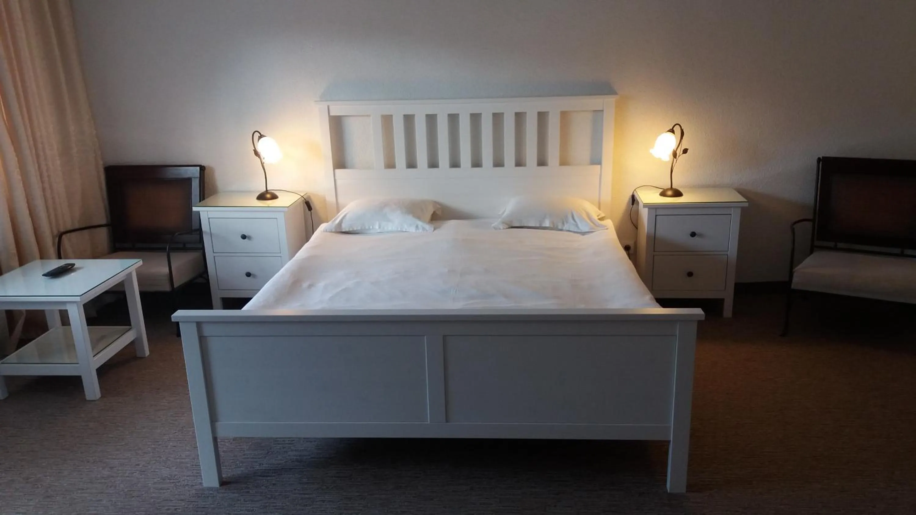 Bed in Hotel Monteoru