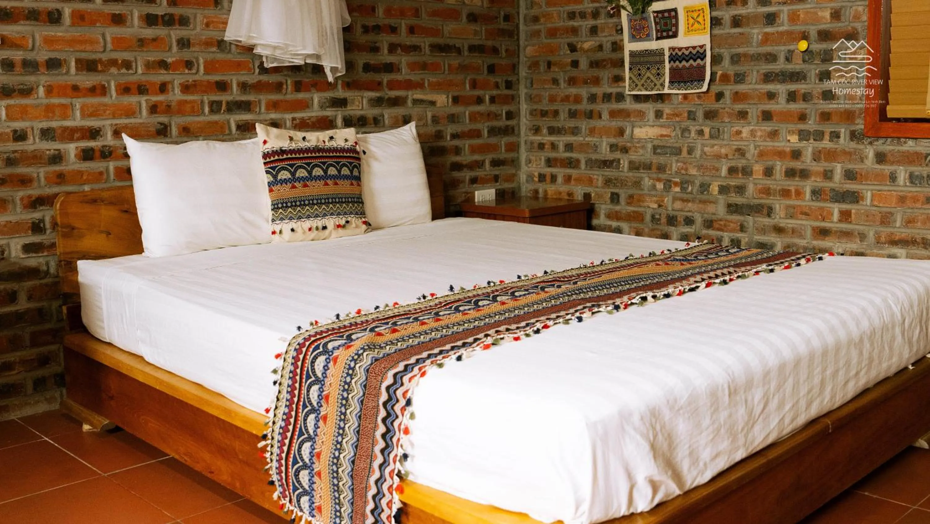 Bed in Tam Coc River View Homestay