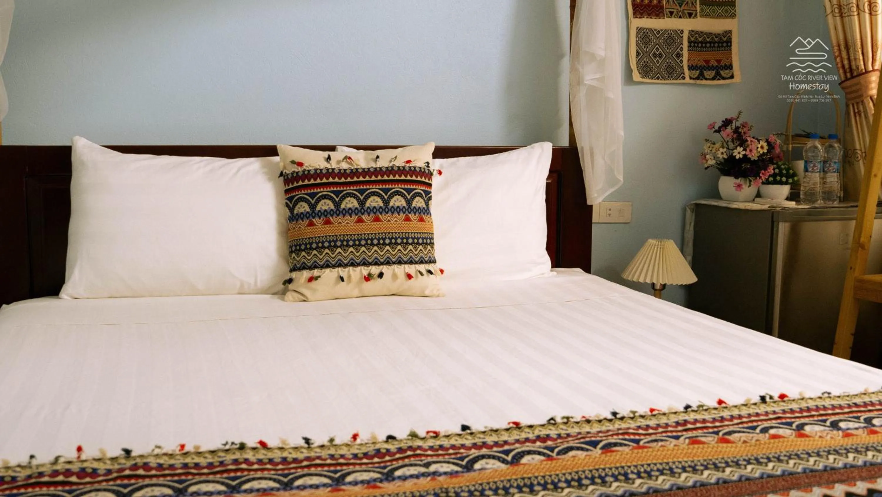 Bed in Tam Coc River View Homestay