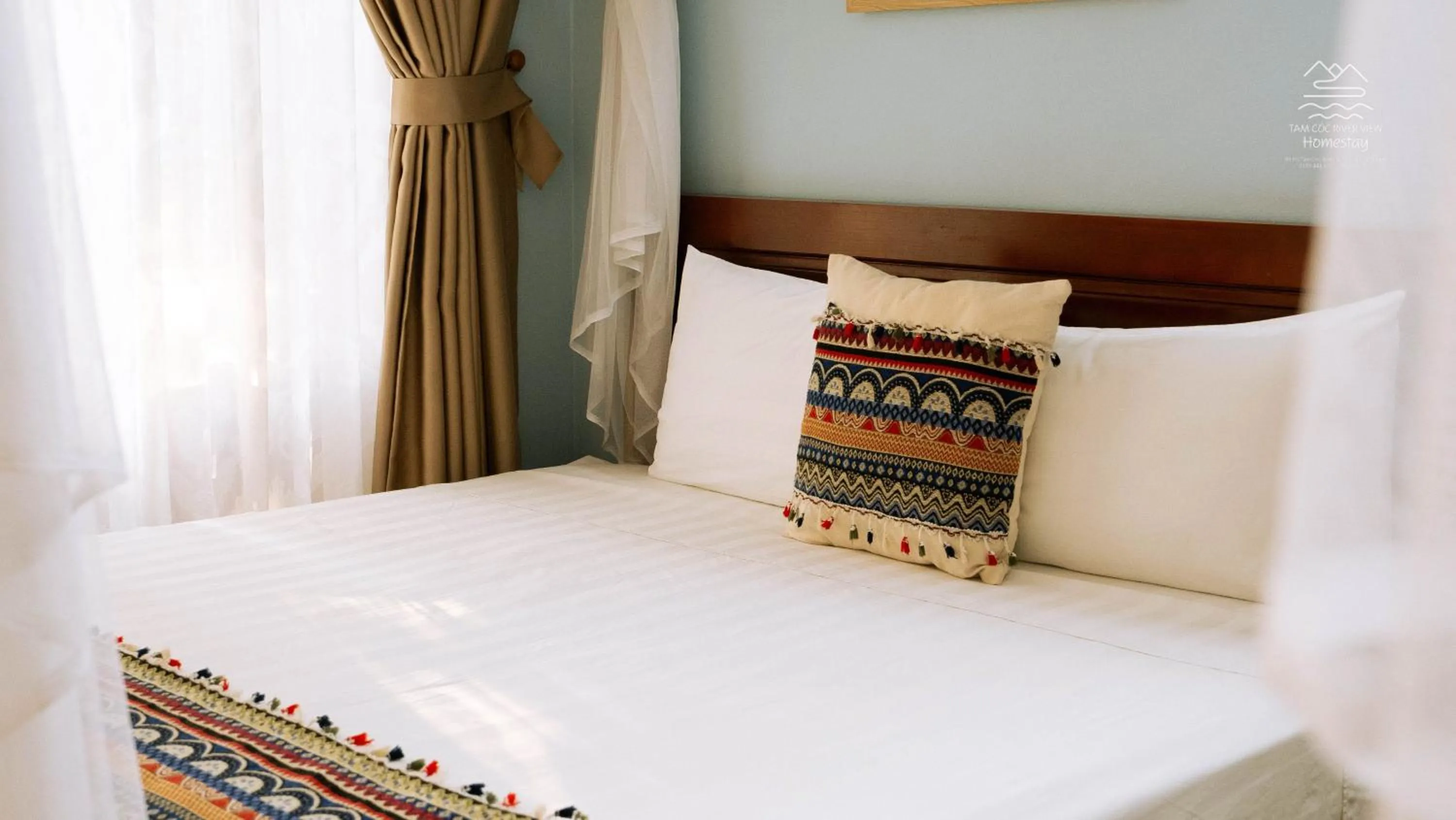 Bed in Tam Coc River View Homestay